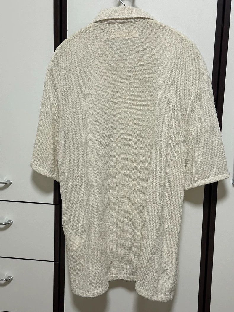 Our Legacy Our Legacy size46 White towel short-sleeved shirt Size US S / EU 44-46 / 1 - 2 Thumbnail