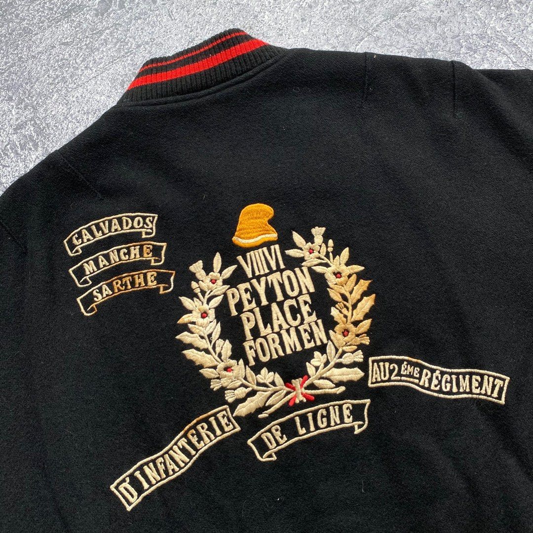 PPFM × Vintage Vintage PPFM Peyton Place Embroidered Varsity Jacket Size US L / EU 52-54 / 3 - 8 Thumbnail