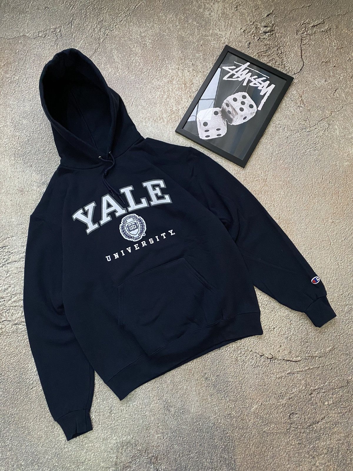 Champion Streetwear Vintage Vintage hoodie Champion YALE university Grailed