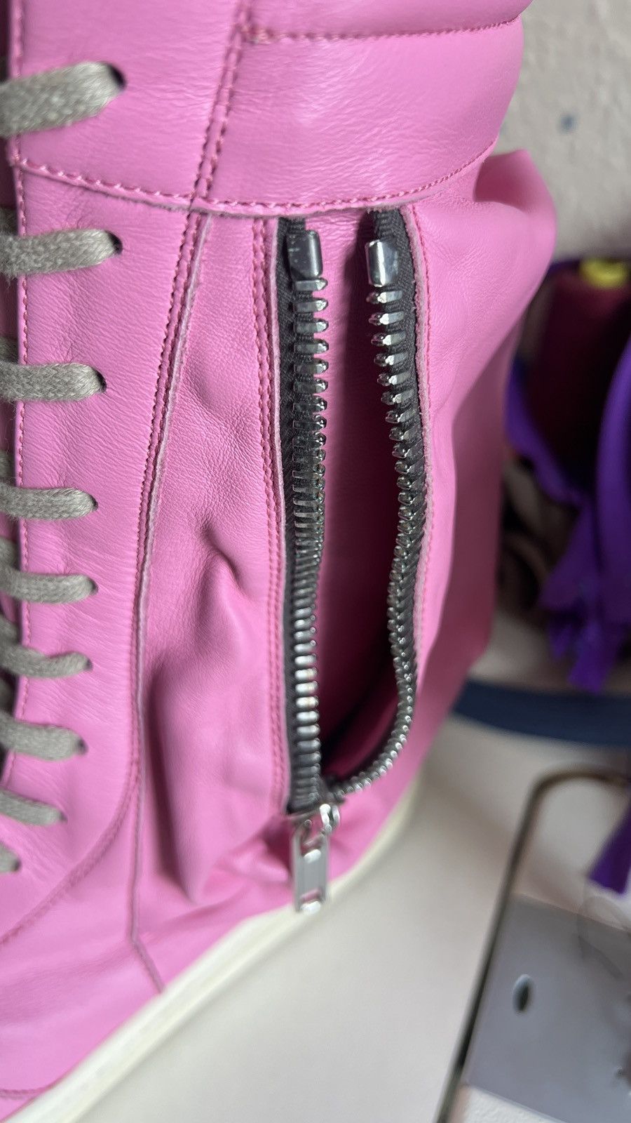 Rick Owens Rick owens Pink CargoBasket Size US 12 / EU 45 - 6 Thumbnail
