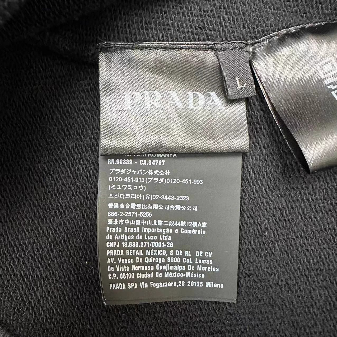Prada Prada logo print nylon paneled hooded jacket L Size L / US 10 / IT 46 - 4 Thumbnail