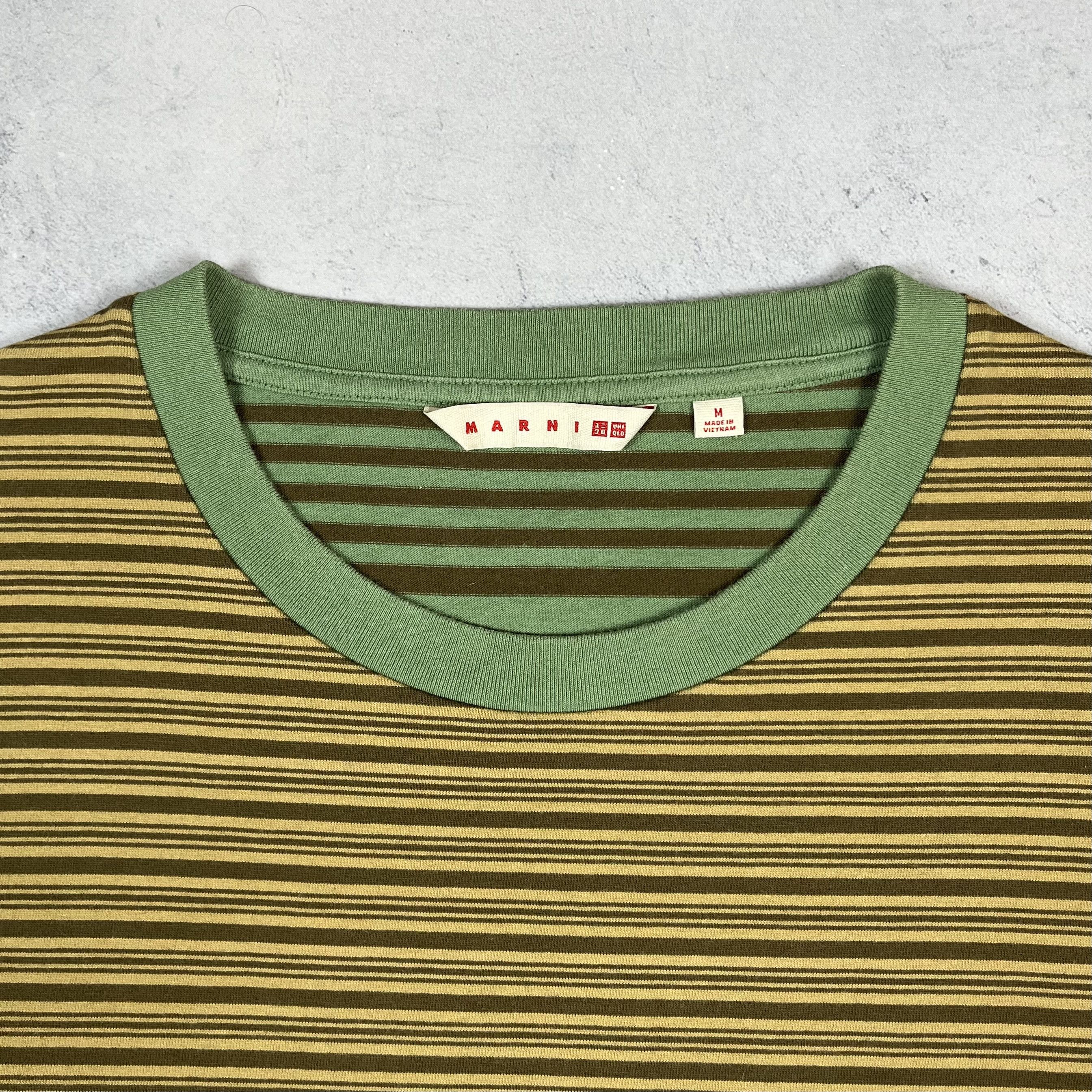 Marni × Uniqlo Designer Marni X Uniqlo Stripped T Shirt Size US M / EU 48-50 / 2 - 7 Thumbnail