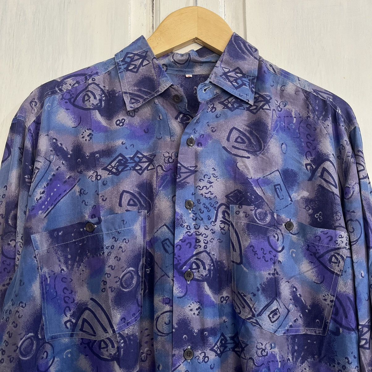 Japanese Brand VTG Japanese Brand Arts Shilk ButtonUp Shirt Size US L / EU 52-54 / 3 - 2 Thumbnail