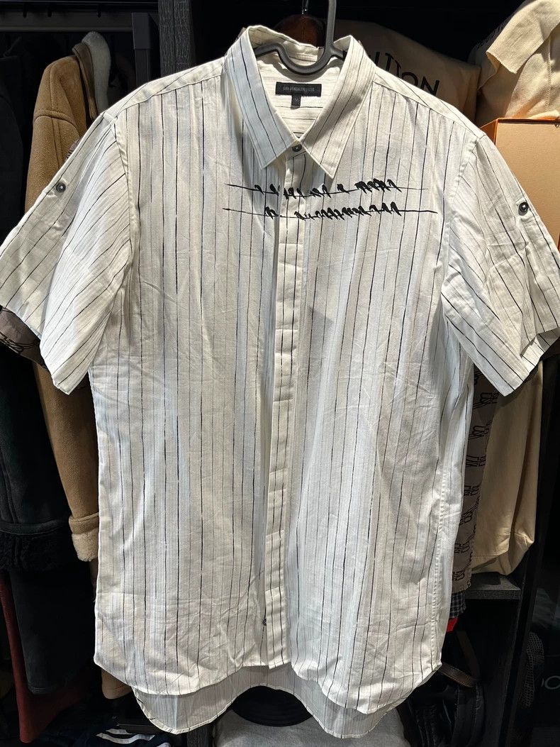 Ann Demeulemeester Ann Demeulemeester Striped Short-Sleeve Shirt Size US M / EU 48-50 / 2 - 1 Thumbnail