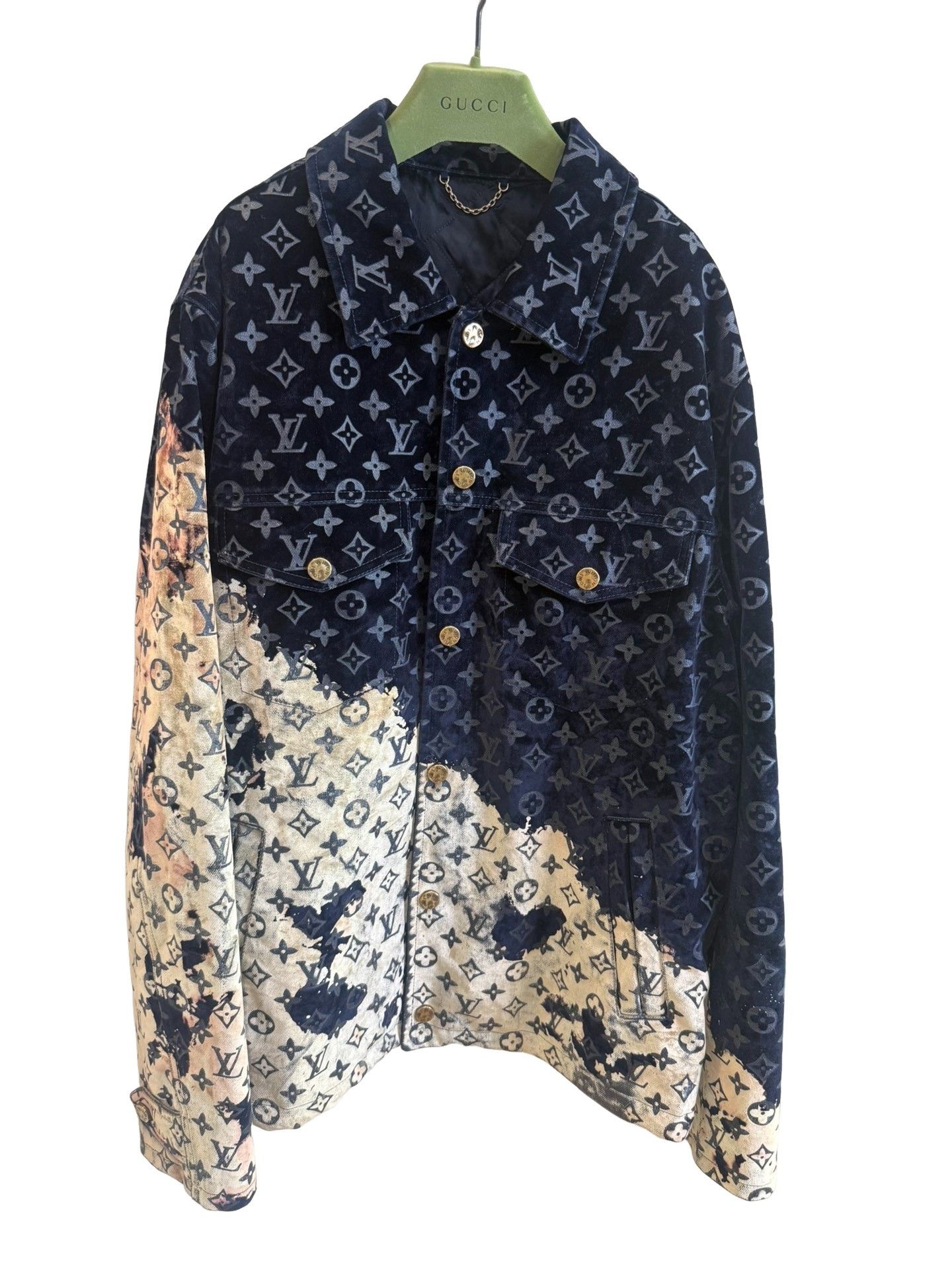 Louis Vuitton Louis Vuitton Monogram Sunset Denim Jacket Size 52 Size US L / EU 52-54 / 3 - 1 Thumbnail