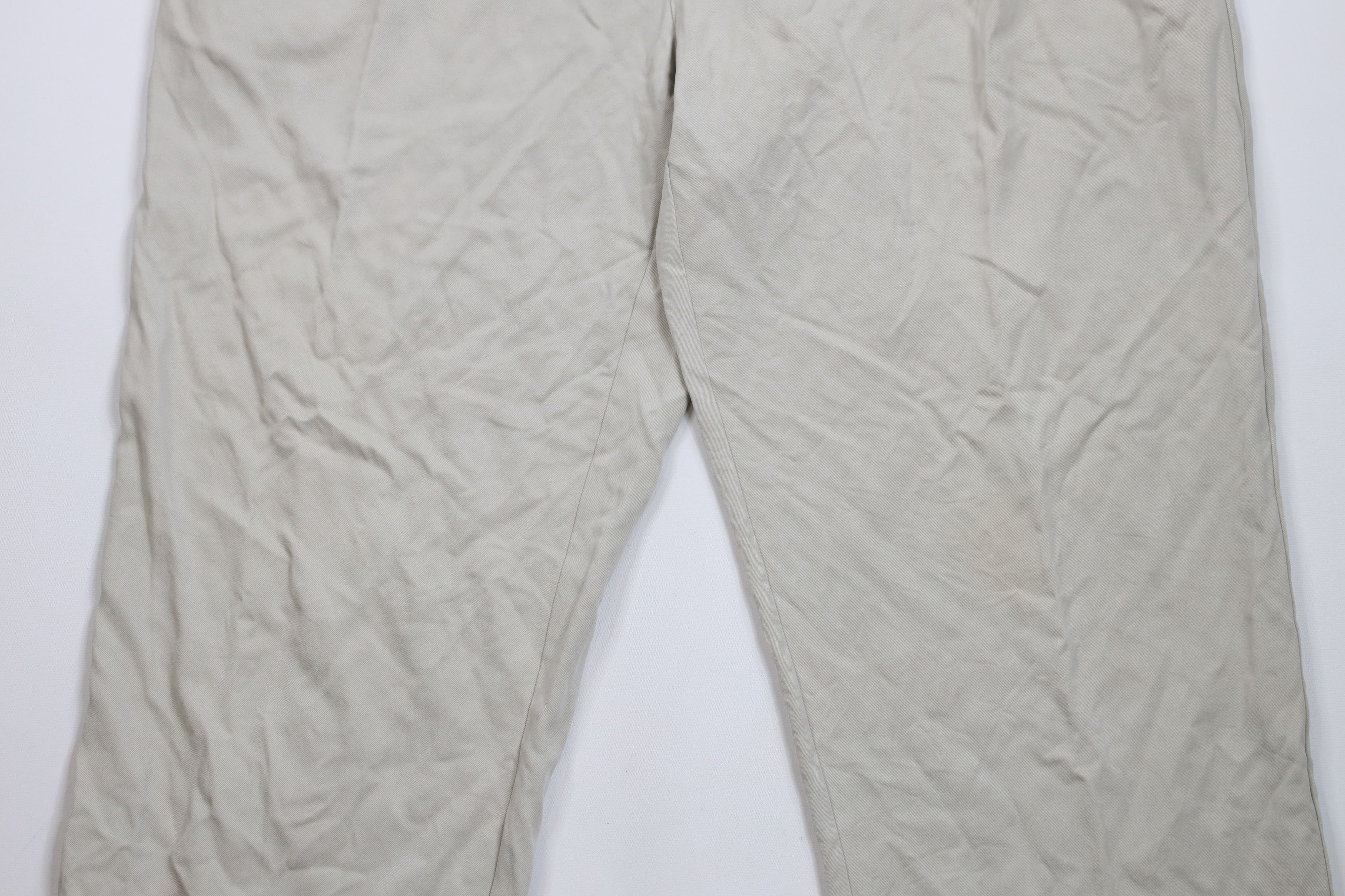 Tommy Bahama × Vintage Vintage 90s Tommy Bahama Silk Wide Leg Chino Pants Gray Size US 38 / EU 54 - 3 Thumbnail