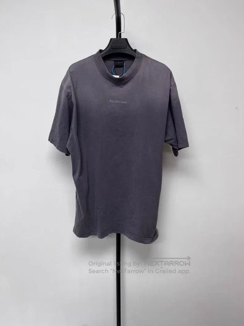 Balenciaga Balenciaga Letter Logo Print Round Neck Short Sleeve T-Shi Size US S / EU 44-46 / 1 - 1 Thumbnail