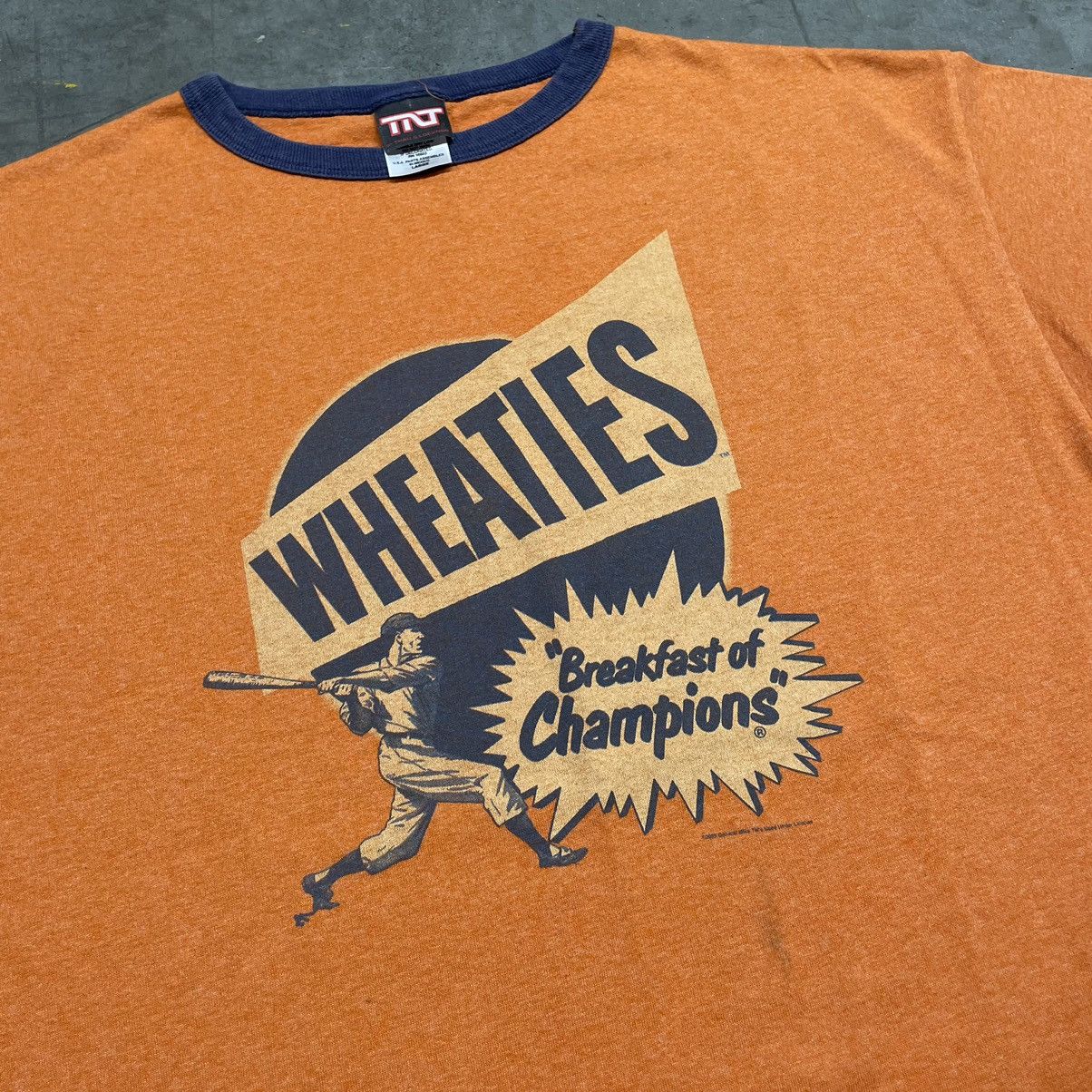 Vintage Vintage Wheaties Cereal Graphic Tshirt Size US L / EU 52-54 / 3 - 2 Thumbnail