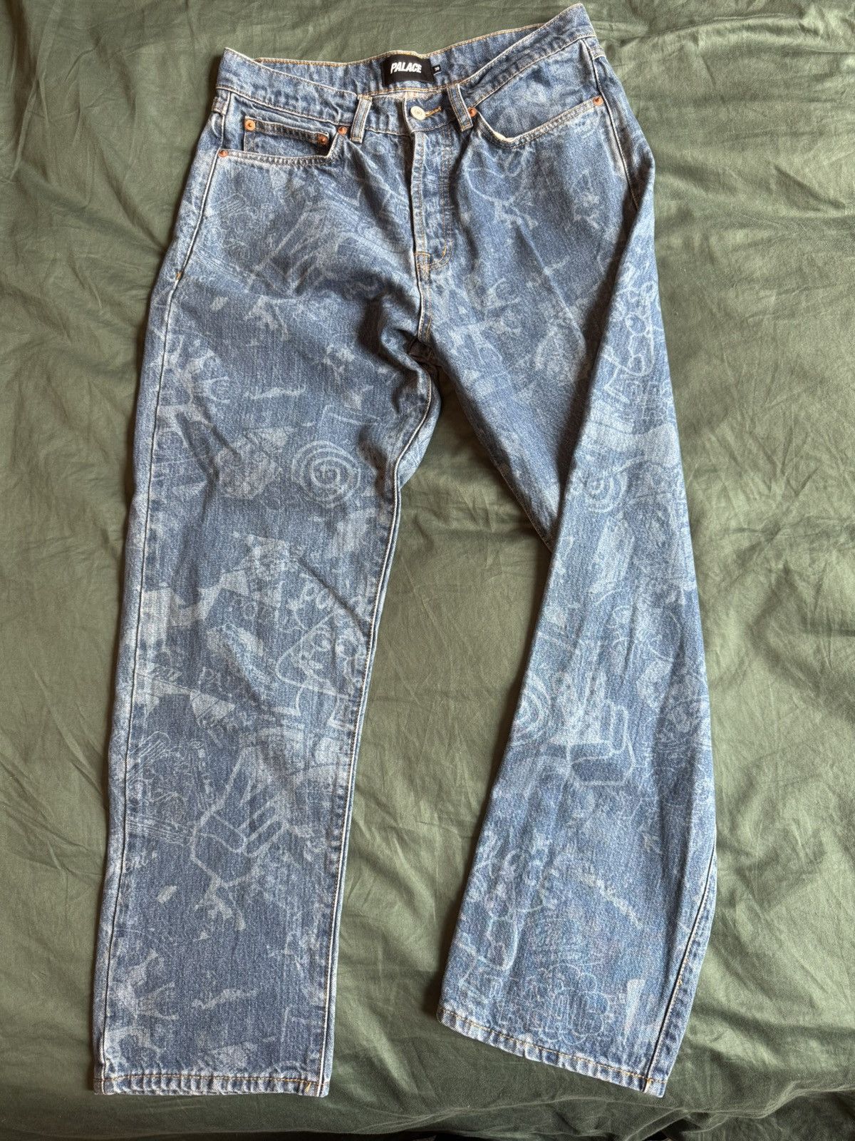 Palace sticker pack denim jeans