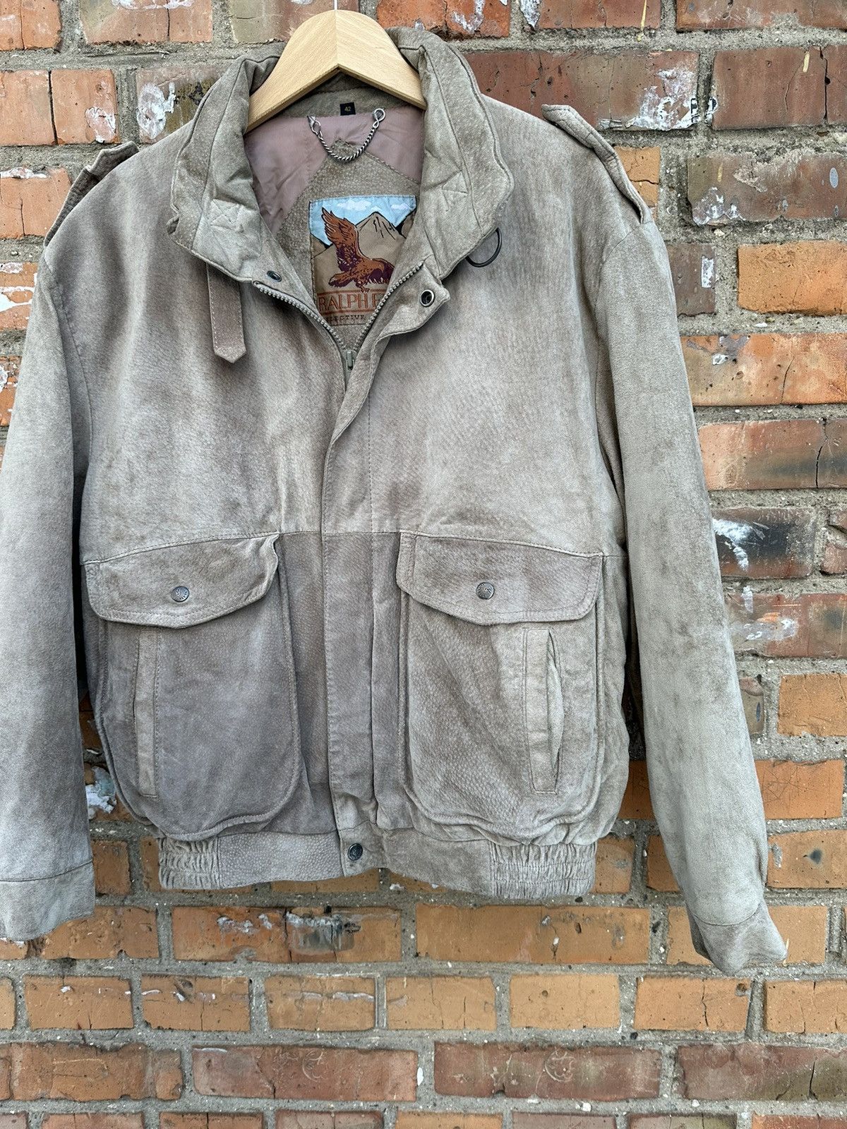 Japanese Brand Ralph Eton Suede Leather Jacket made in Korea Size US M / EU 48-50 / 2 - 3 Thumbnail