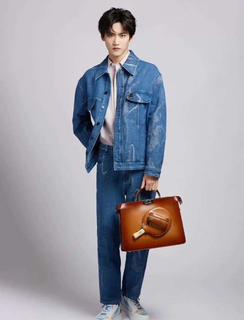 Fendi Fendi Blue Denim Suit Size US 36 / EU 52 - 1 Thumbnail