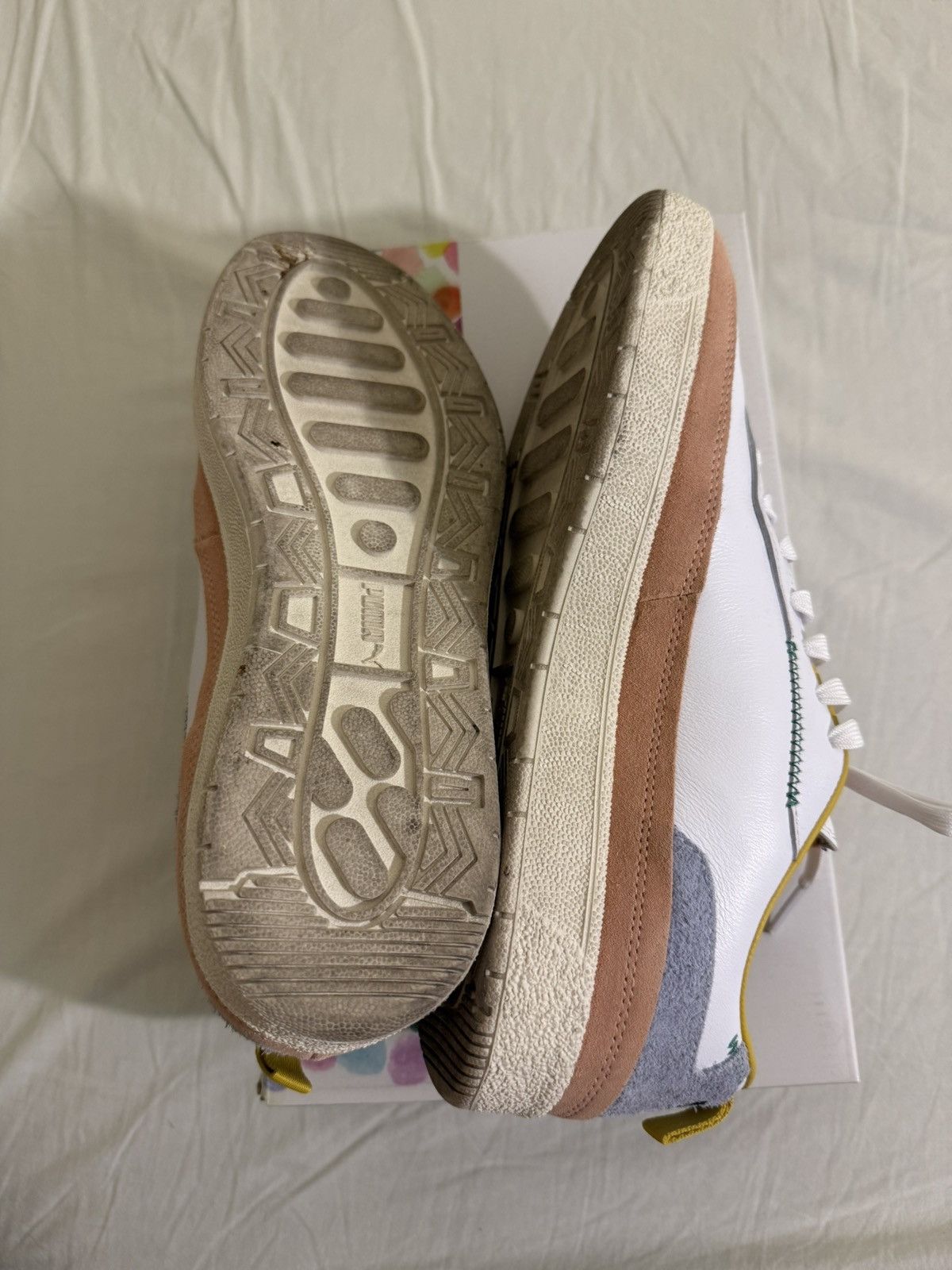 KidSuper × Puma Puma x KidSuper Oslo-City Sneakers White 10.5 Size US 10.5 / EU 43-44 - 6 Thumbnail
