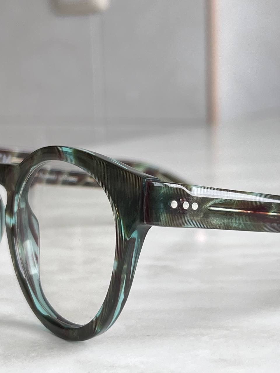 AHLEM Eyewear Ahlem Barbes Green Rhombus Eyeglasses Frame Unisex France Size ONE SIZE - 2 Thumbnail