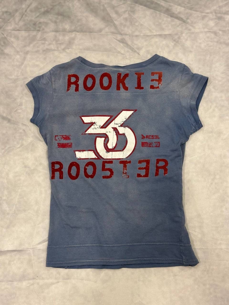 Diesel Diesel Moscow Gym Rookie Roster Russian Wording Faded Shirt Size S / US 4 / IT 40 - 5 Thumbnail