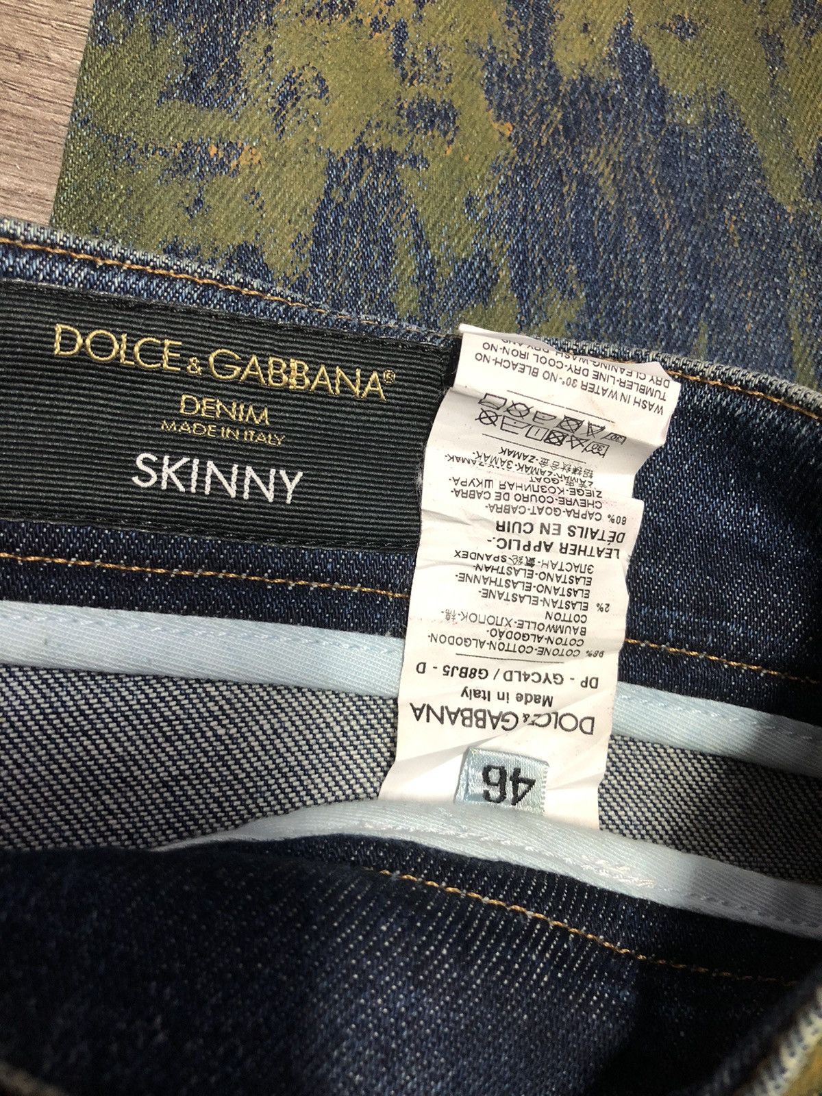 Dolce & Gabbana Dolce & Gabbana Gorgeous Blue Skinny Jeans Size US 32 / EU 48 - 7 Thumbnail