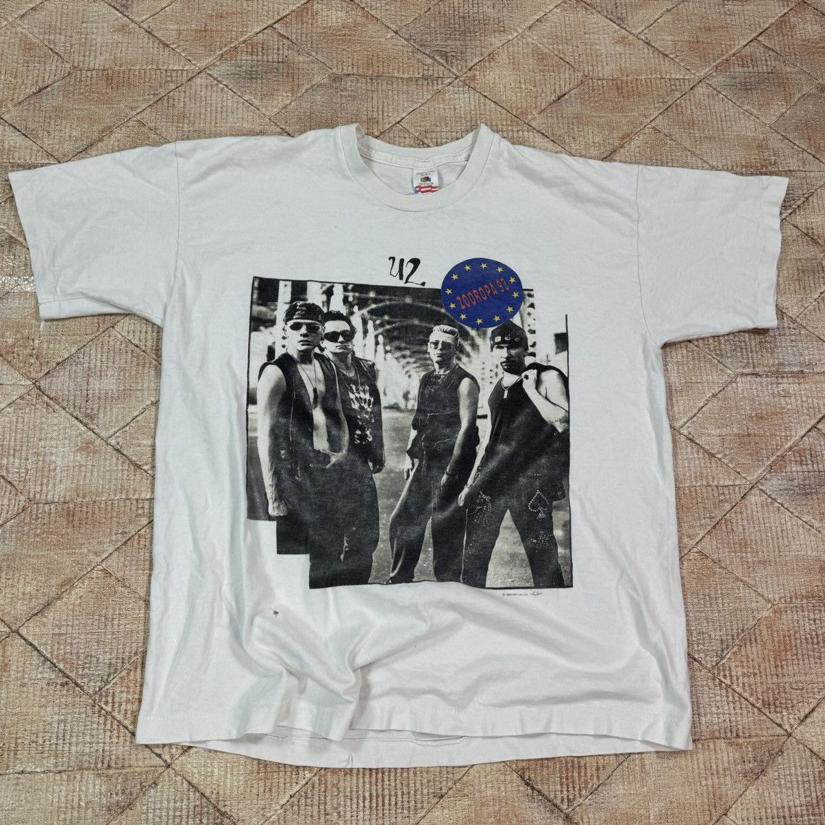 Band Tees × Vintage Vintage U2 Zooropa 1993 Europe Tour Single Stitch XL 90s Size US XL / EU 56 / 4 - 6 Thumbnail