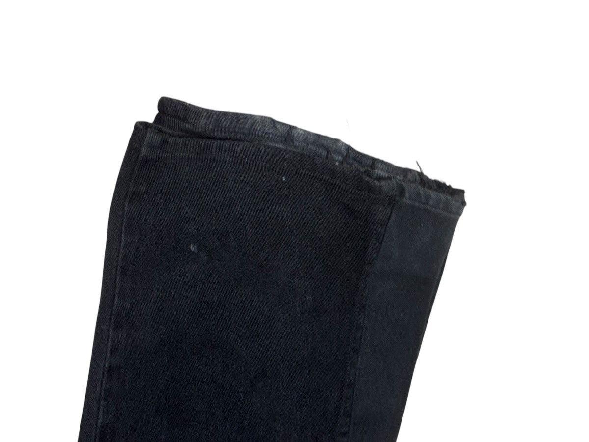 Other × Vintage Wide Leg Flared Black Denim Size US 32 / EU 48 - 10 Thumbnail