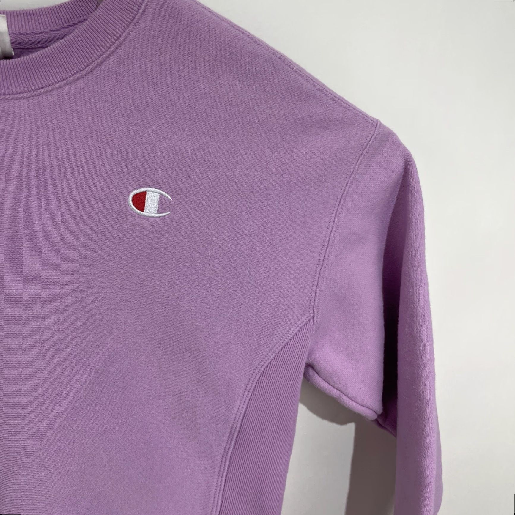 Champion VINTAGE Champion Sweater Womens Small Pink Reverse Weave Crewneck Pullover Sweatshirt Size S / US 4 / IT 40 - 6 Thumbnail