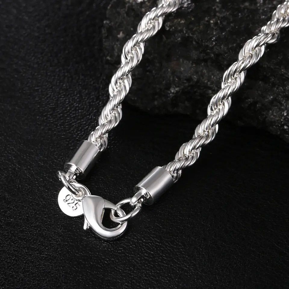 Designer × Jewelry Twisted Rope Necklace🔥🔥🔥 Size ONE SIZE - 2 Thumbnail