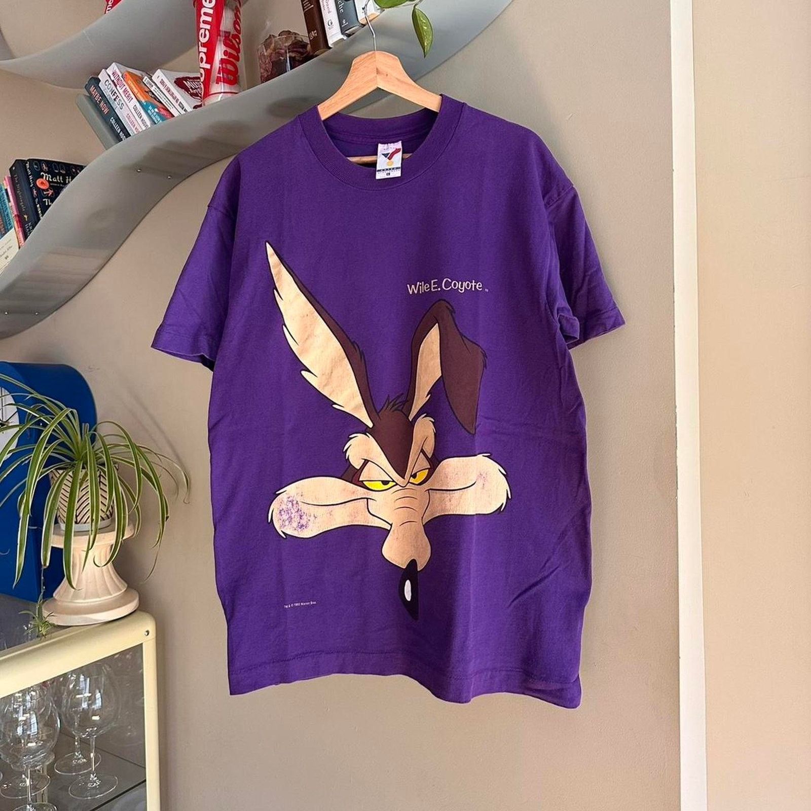 Cartoon Network × Vintage Vintage 1993 Wile E. Coyote Looney Tunes Shirt Size US L / EU 52-54 / 3 - 1 Thumbnail
