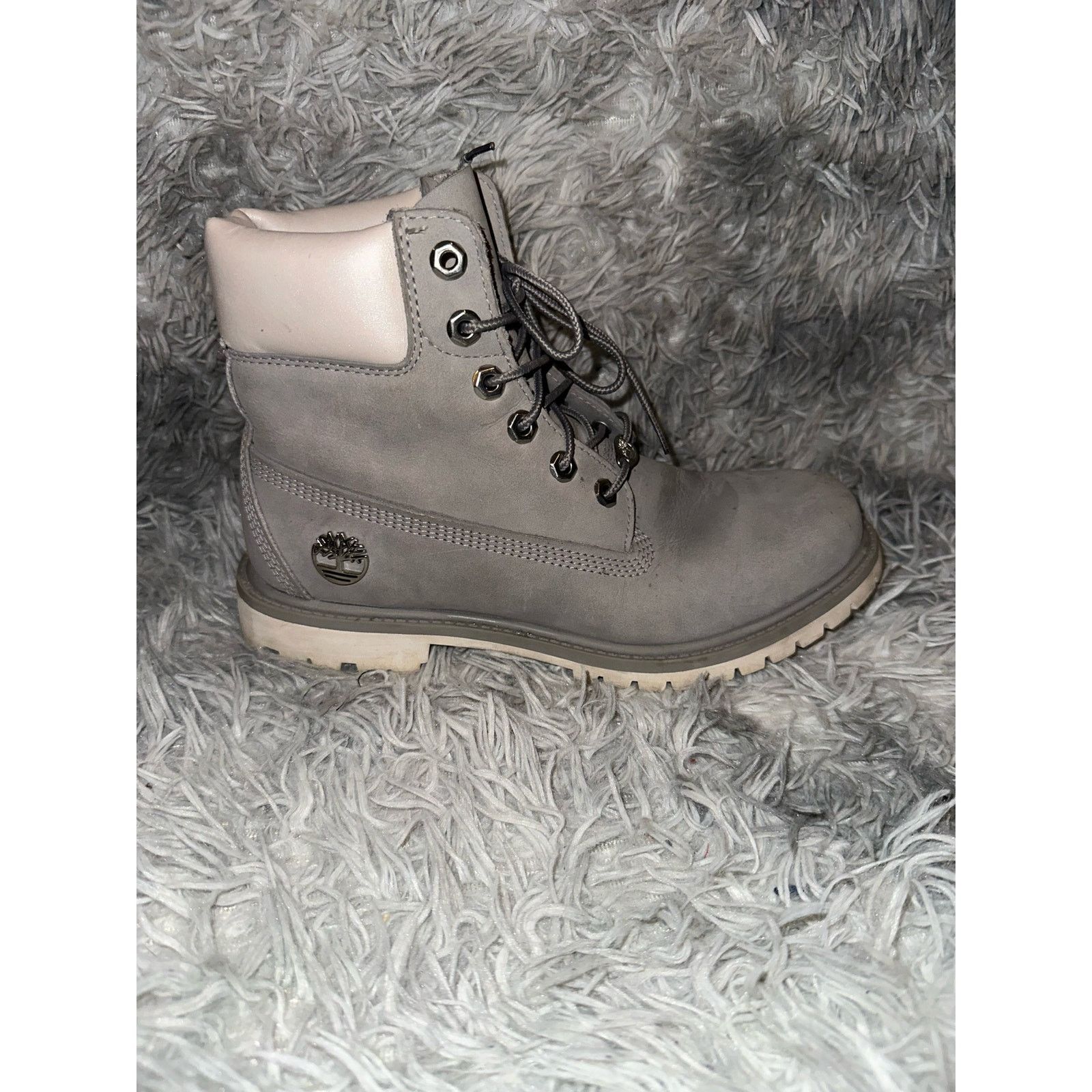 Timberland Timberland Suede Gray Wimens Boots Size 8.5 Size US 8.5 / EU 41-42 - 3 Thumbnail