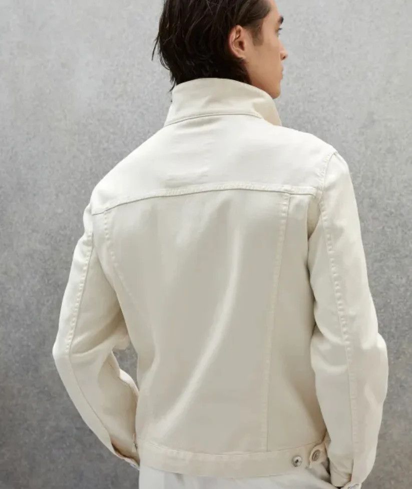 Brunello Cucinelli Jacket in Off White Size US XS / EU 42 / 0 - 3 Thumbnail