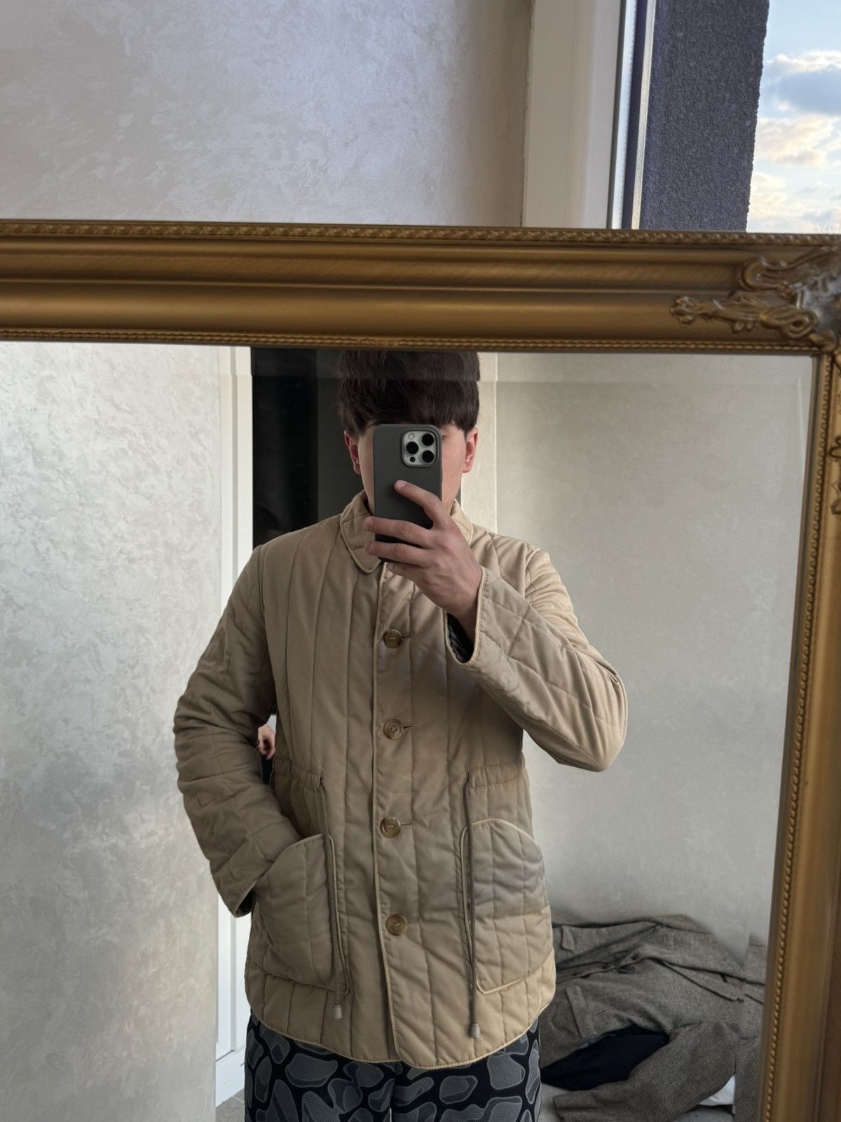 Aquascutum 90’s Aquascutum Quilted York Club Checkered Jacket Size US L / EU 52-54 / 3 - 3 Thumbnail