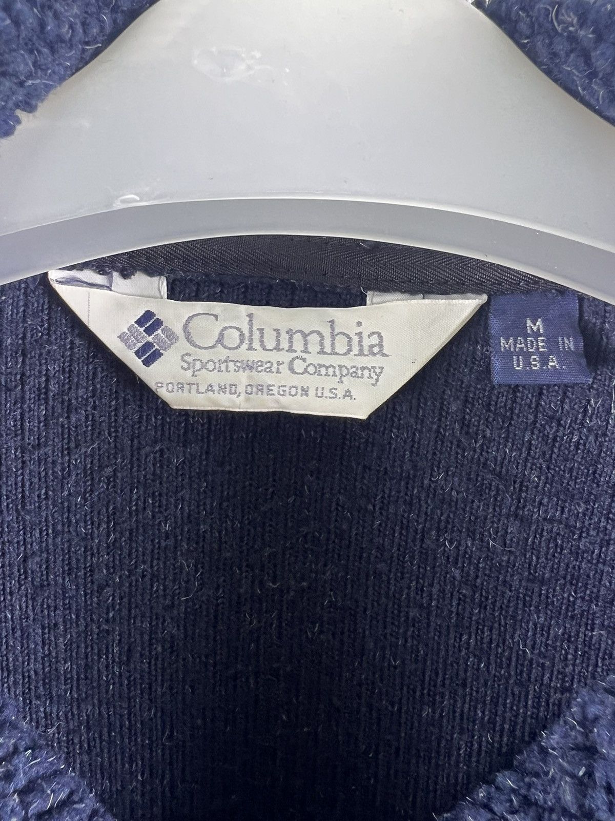 Columbia 🔥 Vintage made in USA Columbia half zipper pullover fleece Size US L / EU 52-54 / 3 - 8 Thumbnail