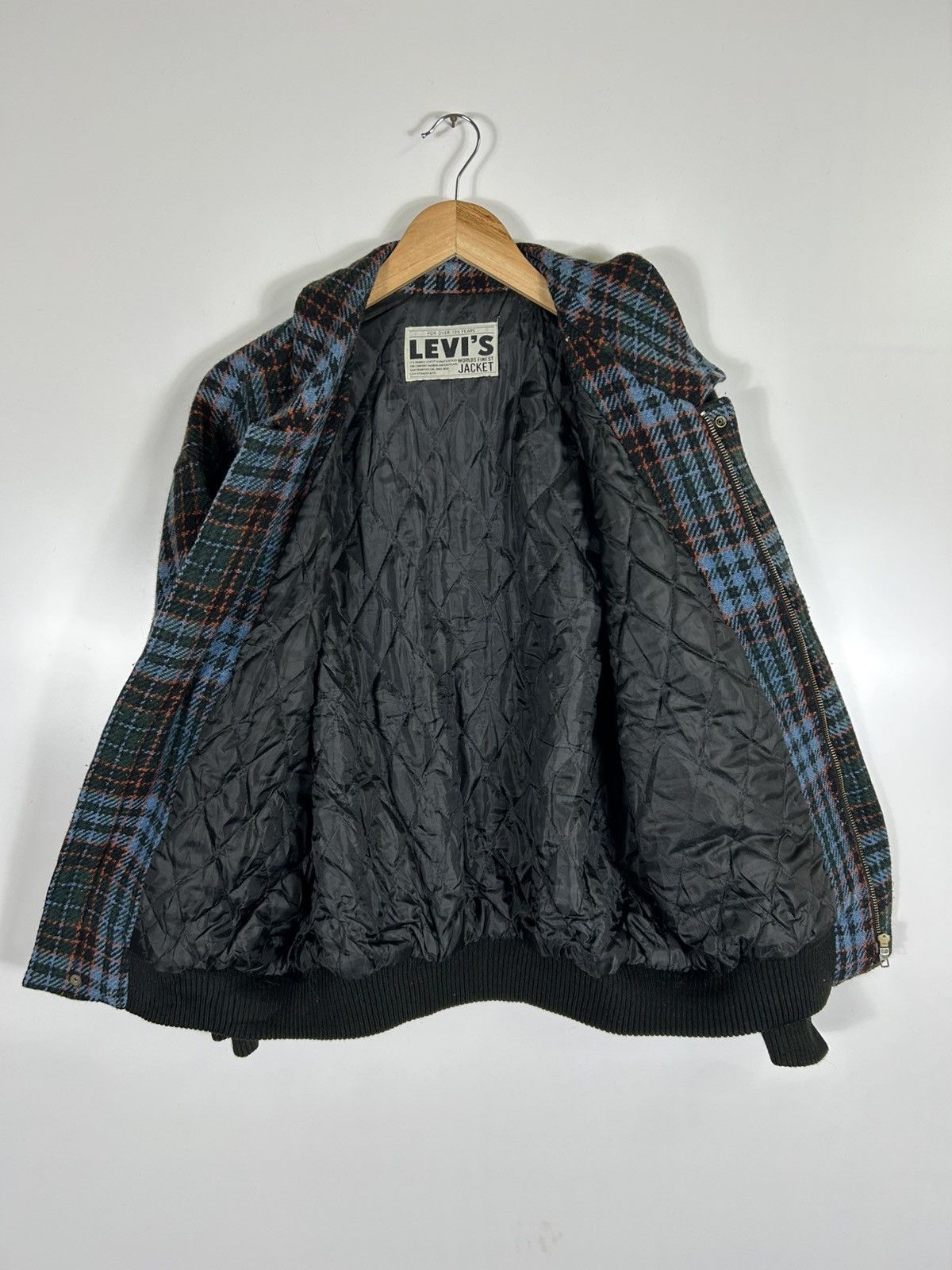 Levi's Vintage Clothing ⚡️Vintage Levi’s Tweed Zipper Bomber Jacket Size US M / EU 48-50 / 2 - 8 Thumbnail