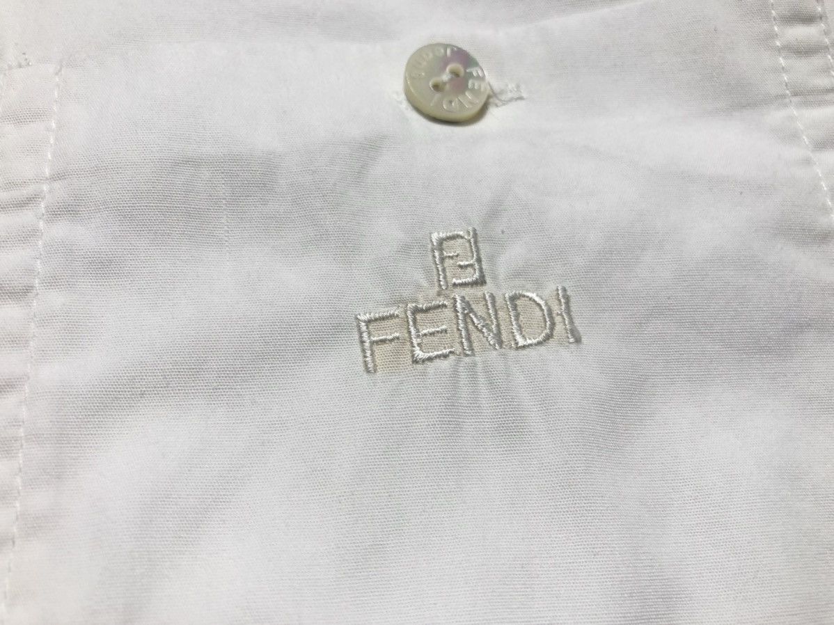 Fendi Fendi vintage oversized cotton shirt Size L / US 10 / IT 46 - 6 Thumbnail