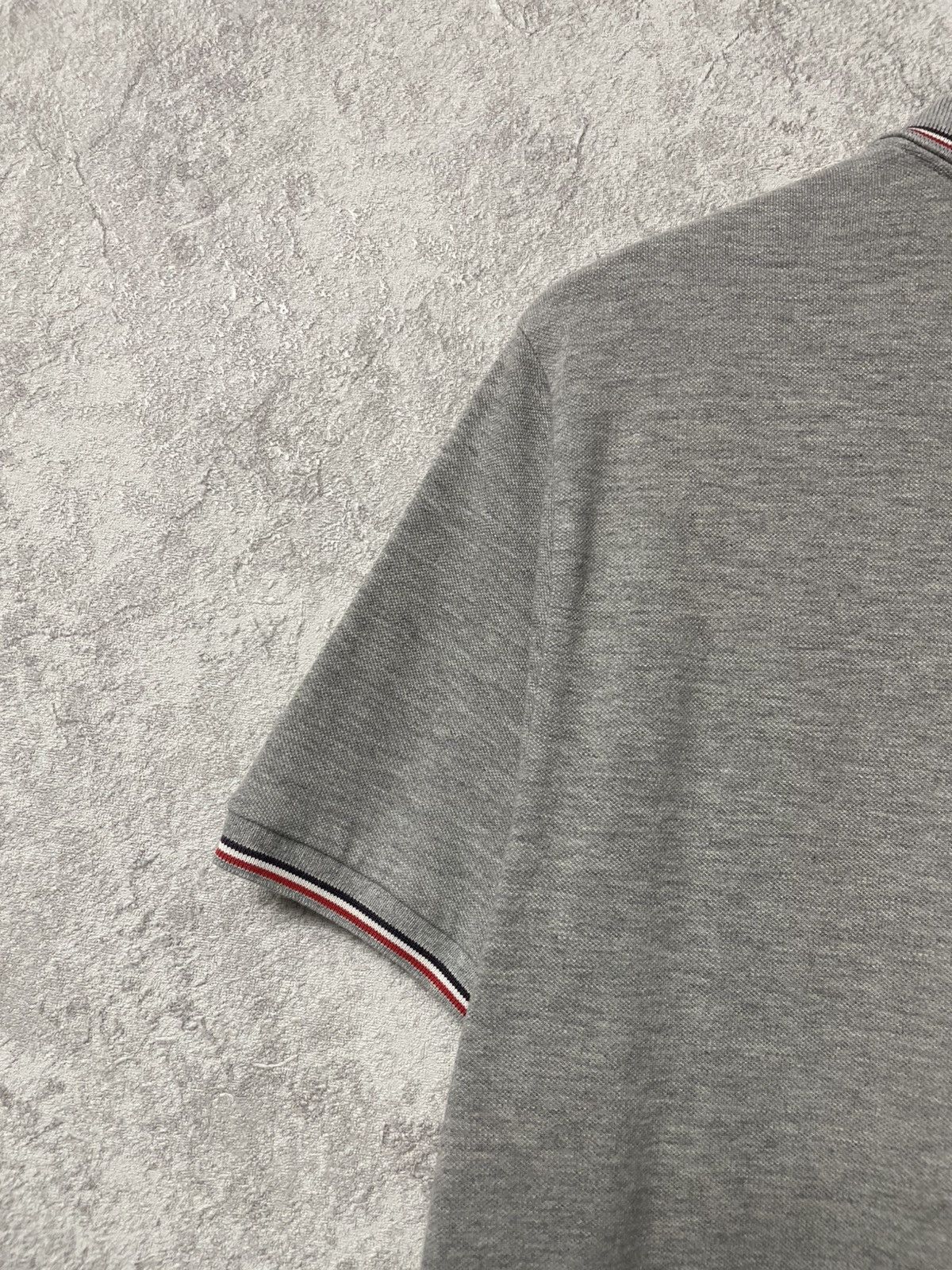 Moncler Moncler Maglia Logo Gray Polo Shirt Size US S / EU 44-46 / 1 - 19 Thumbnail