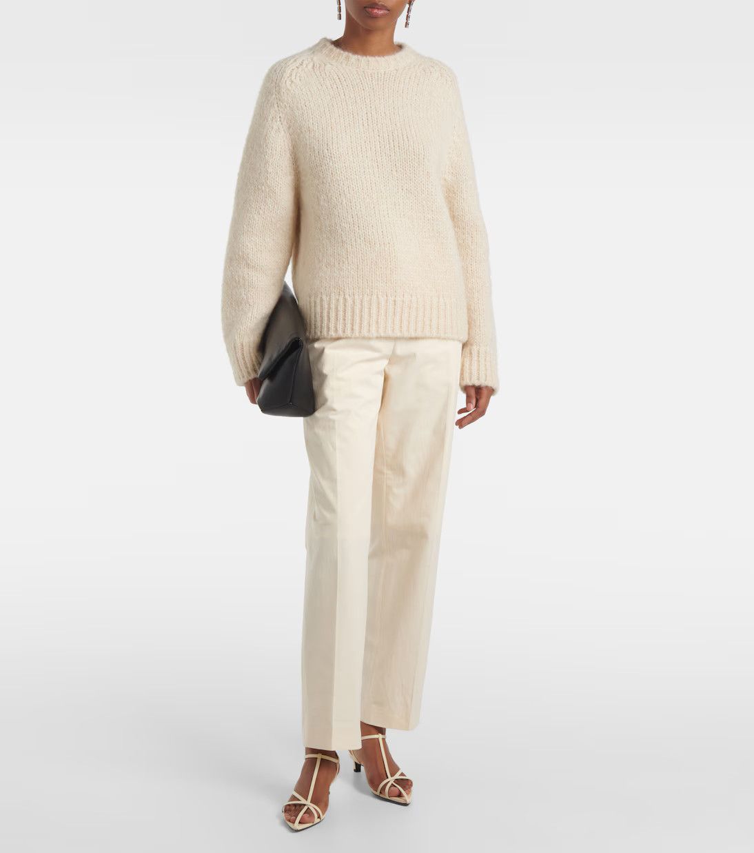 Jil Sander o1y1025 Sweatpant in Cream Size 27" / US 4 / IT 40 - 2 Thumbnail