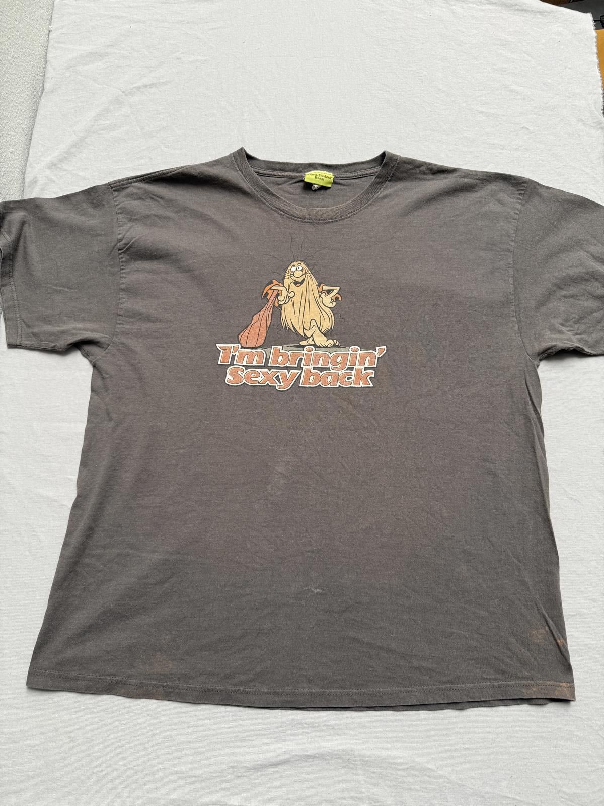 Designer Faded Captain Caveman T-shirt Y2k Bringin Sexy Back Tee XXL Size US XXL / EU 58 / 5 - 1 Thumbnail