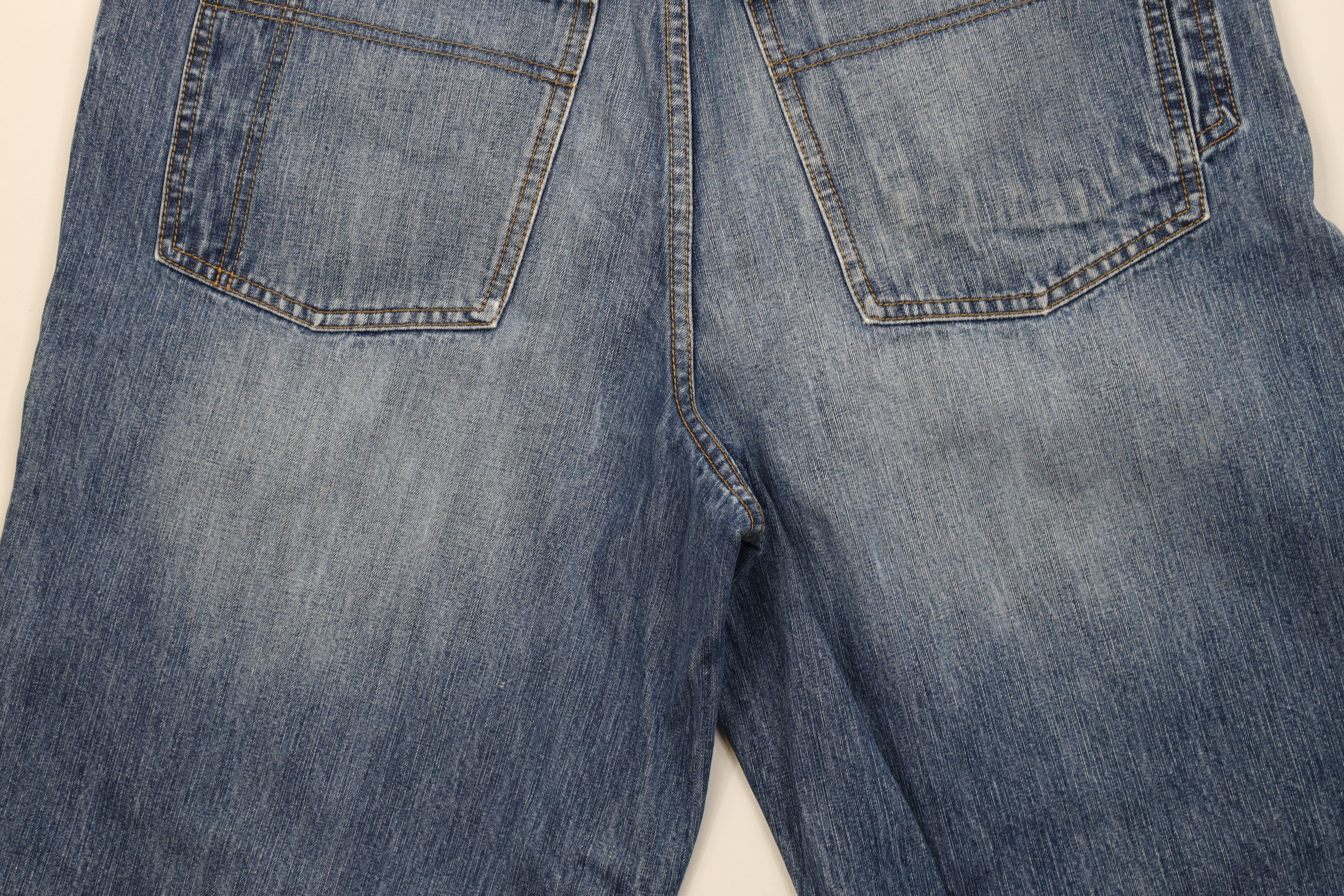 Sean John Vintage 90s Y2K Sean John Baggy Denim Jean Shorts Jorts Blue Size US 34 / EU 50 - 13 Thumbnail