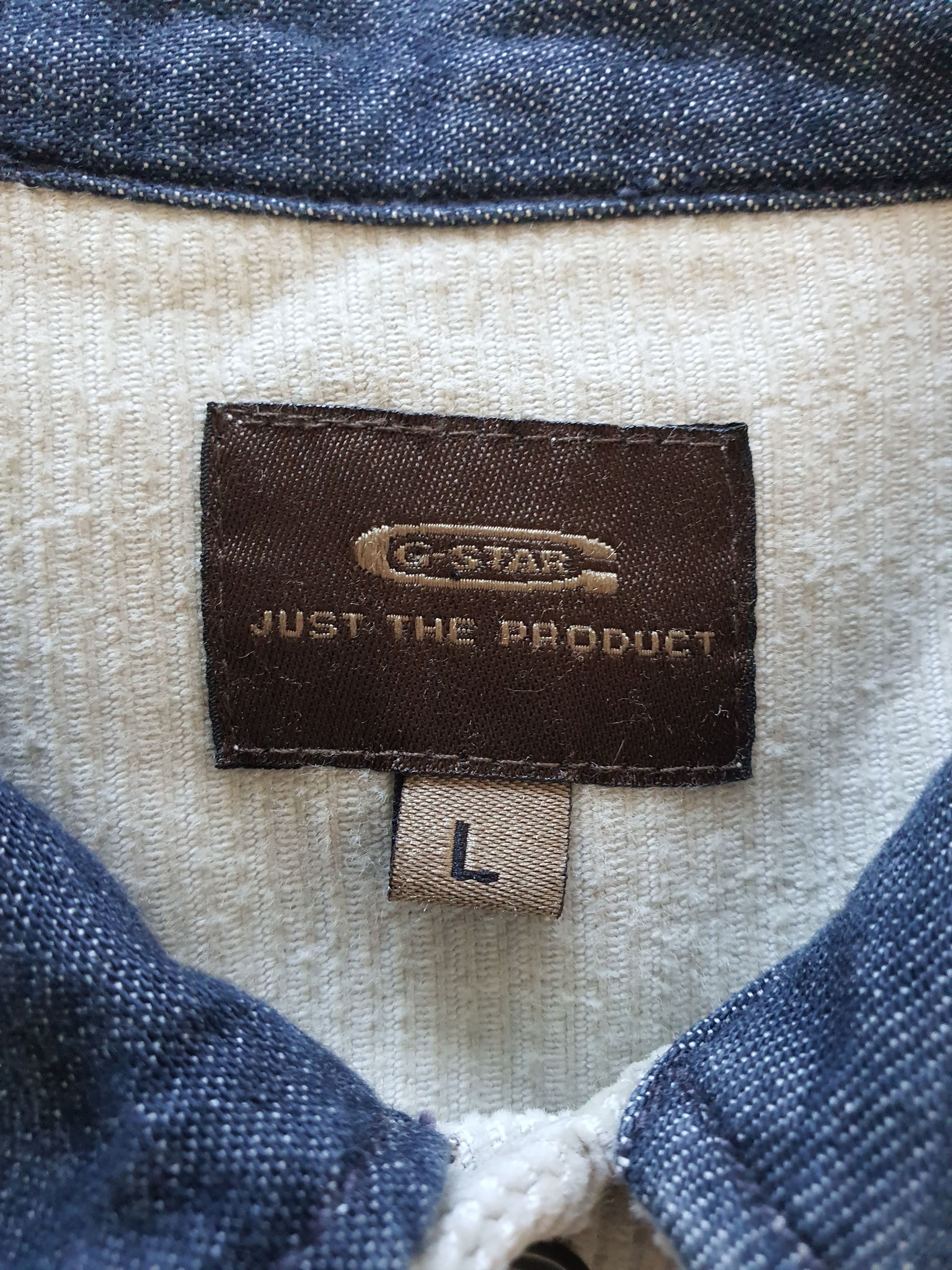 G-Star Bomber - Denim & Corduroy - NEW MORAT SHIRT (Style No: 8365) Size US L / EU 52-54 / 3 - 5 Thumbnail
