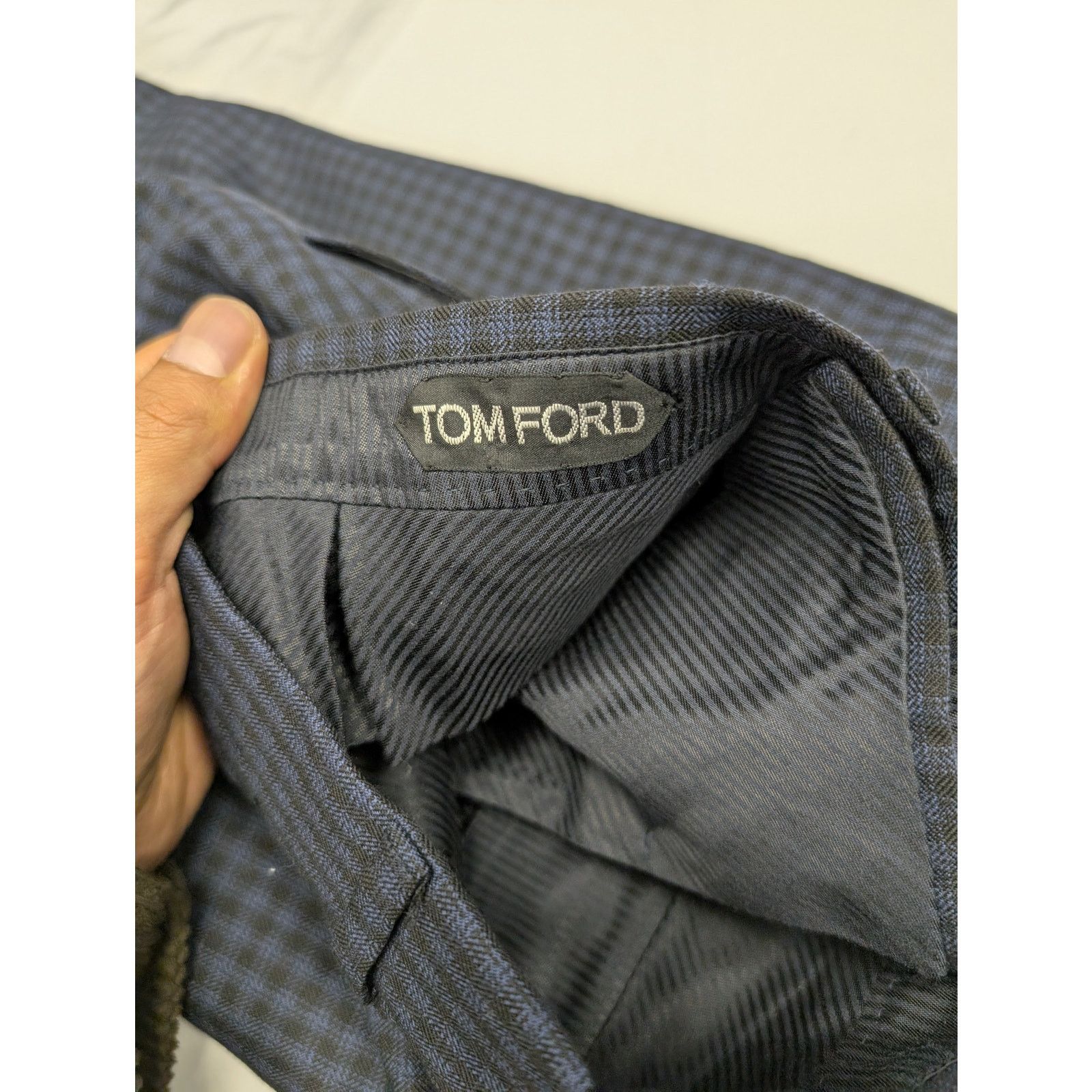 Tom Ford o1rshd1 CC20 Pantalone Trousers Pant in Blue Size US 32 / EU 48 - 12 Thumbnail