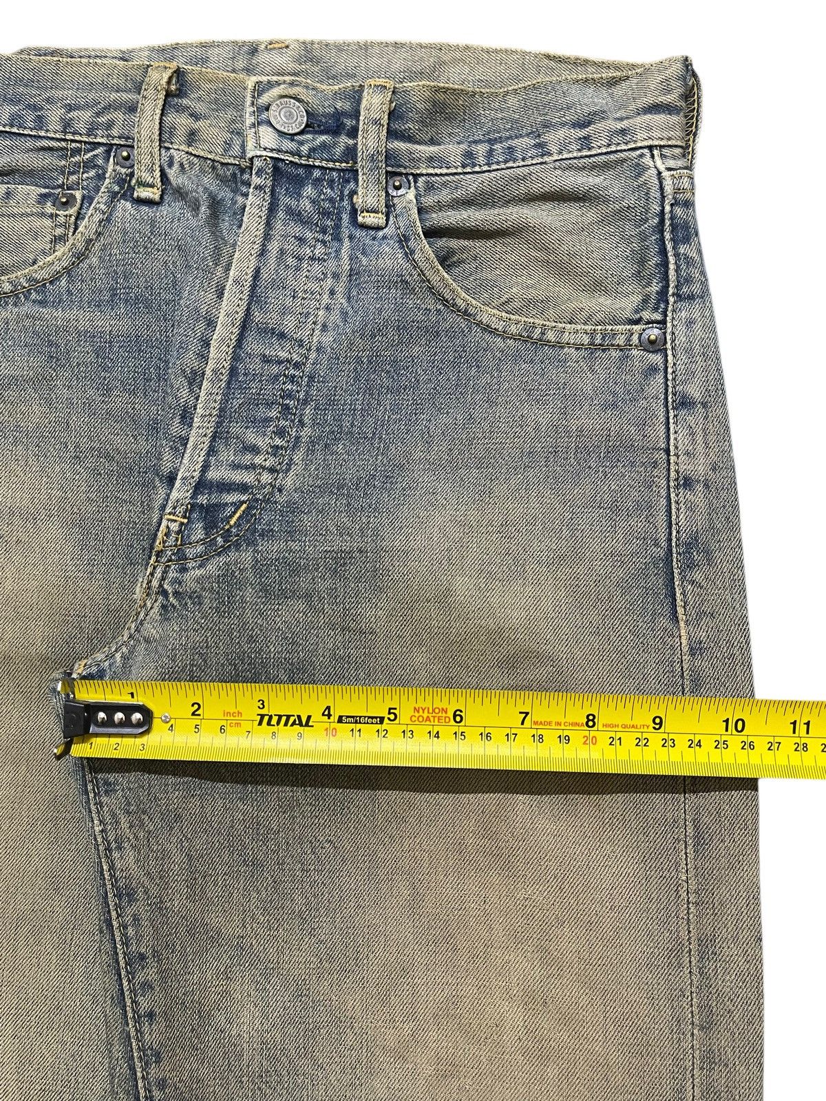 Levi's Vintage 80s Levis 503B Selvedge E Mud Wash Distressed Loose Size US 28 / EU 44 - 19 Thumbnail