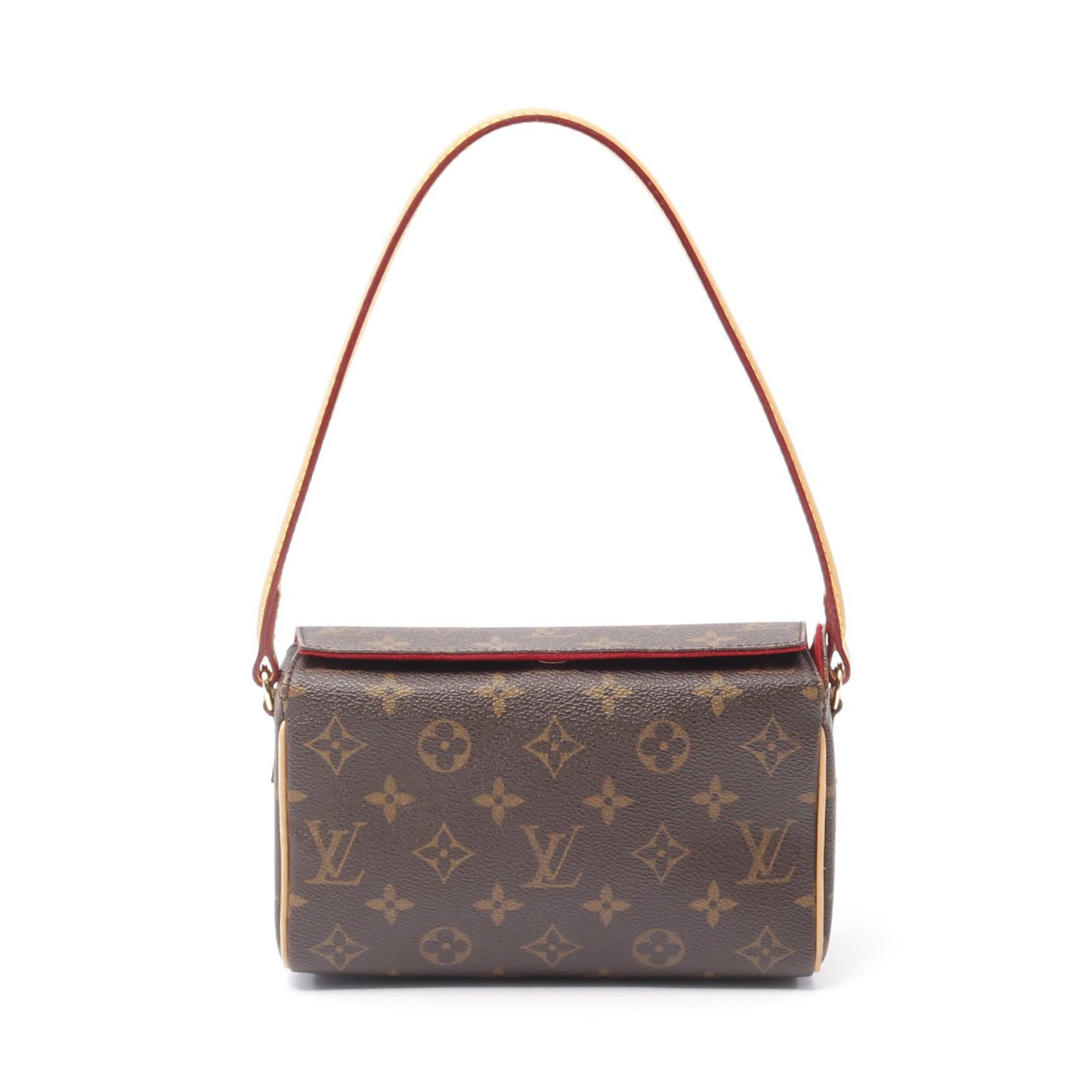 Louis Vuitton Louis Vuitton Recital Monogram Handbag Leather Brown Size ONE SIZE - 1 Thumbnail