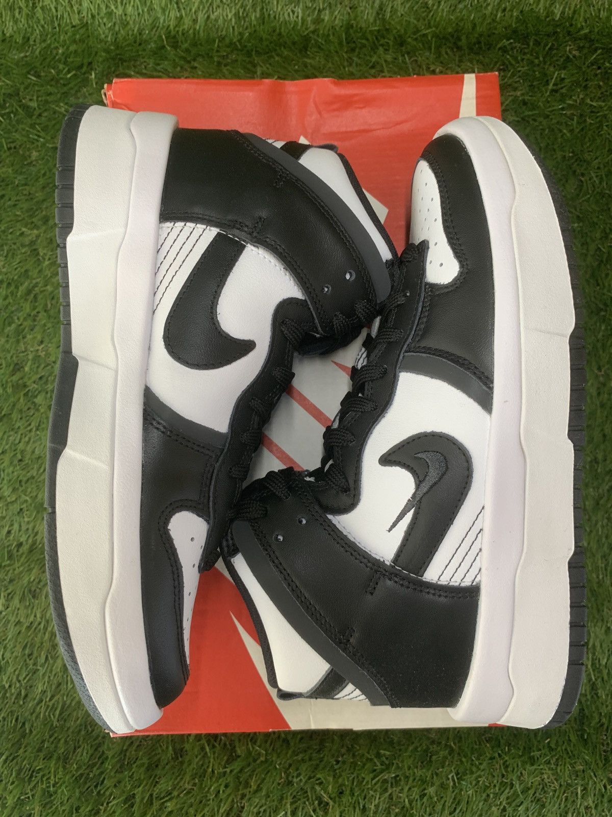 Nike Nike Dunk High Up "Panda" Women's Size US 6.5 / IT 36.5 - 4 Thumbnail