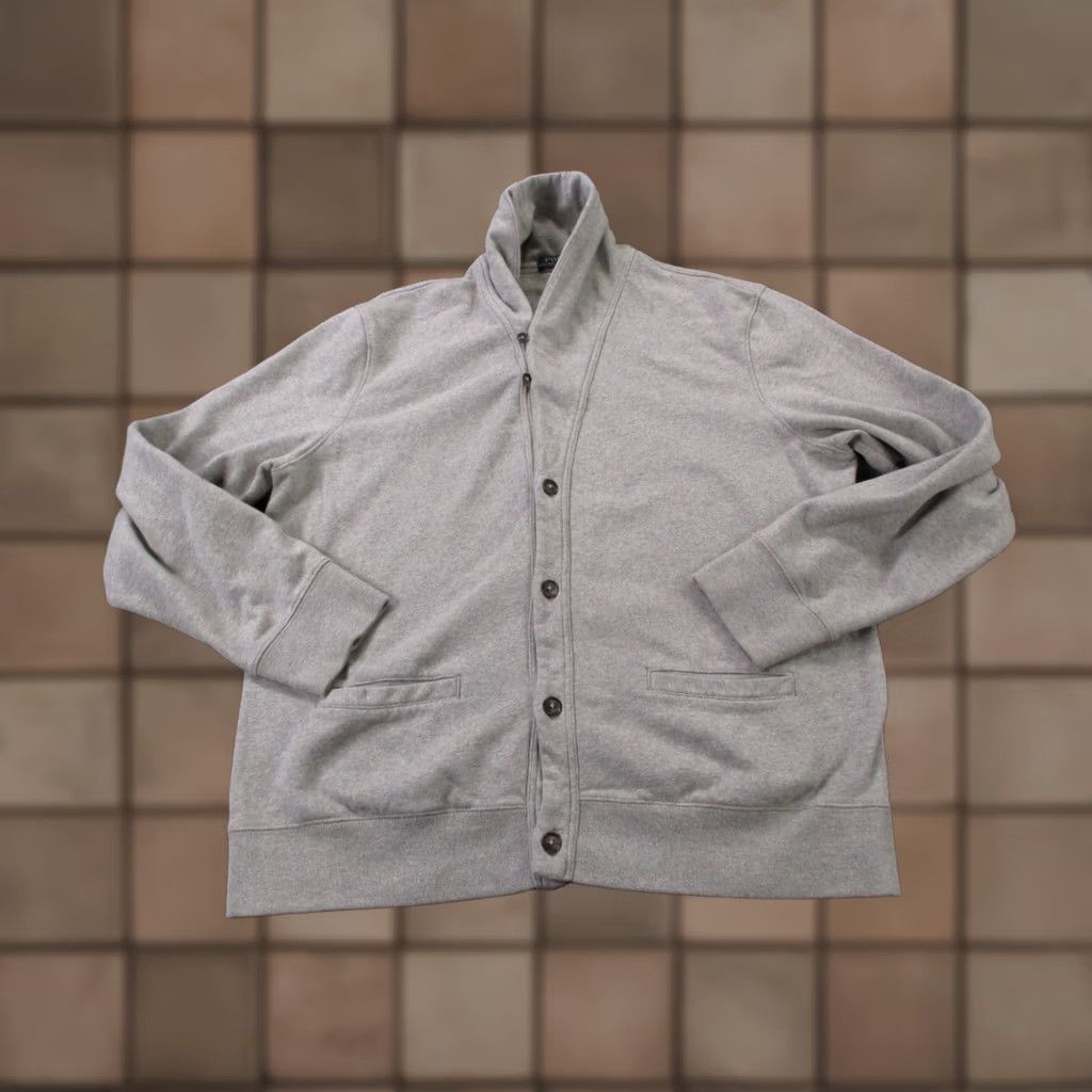 Polo Ralph Lauren Polo Ralph Lauren Jacket Mens XL Gray Sweater Cardigan Stretch Casual Size US XL / EU 56 / 4 - 1 Thumbnail
