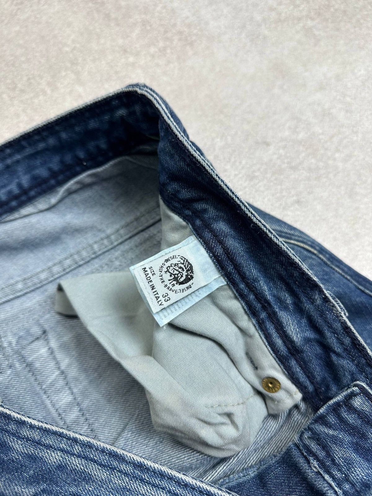 Diesel Vintage Diesel Baggy Abstract Y2K Pants Jeans Rare 33 Size US 33 - 9 Thumbnail