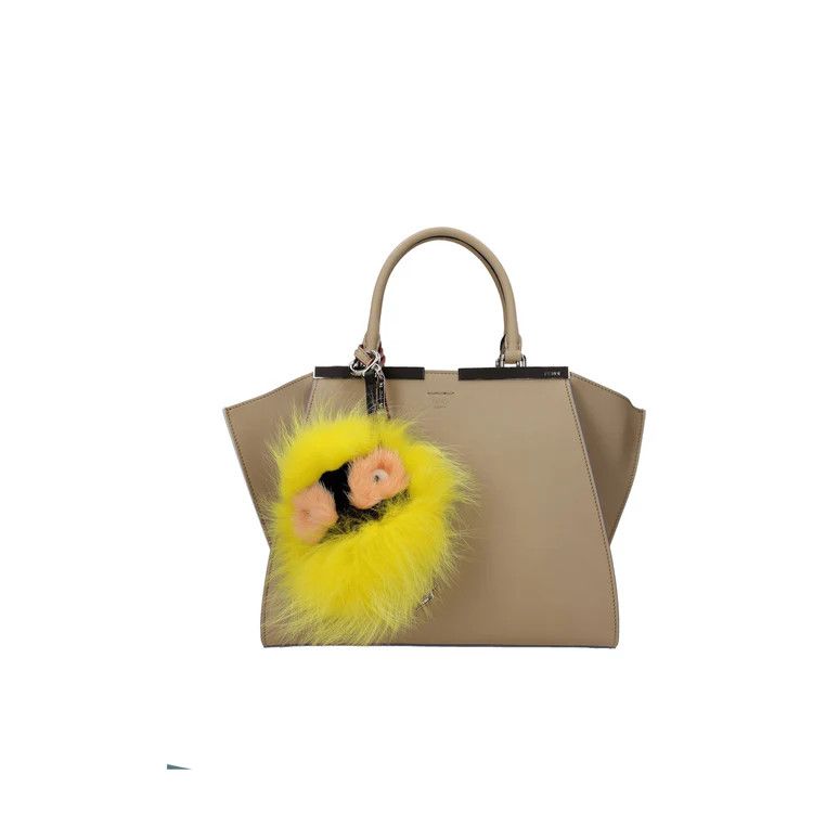 Fendi ob1o1e1124 Size: OS / Fur Keychain in Yellow Size ONE SIZE - 2 Thumbnail