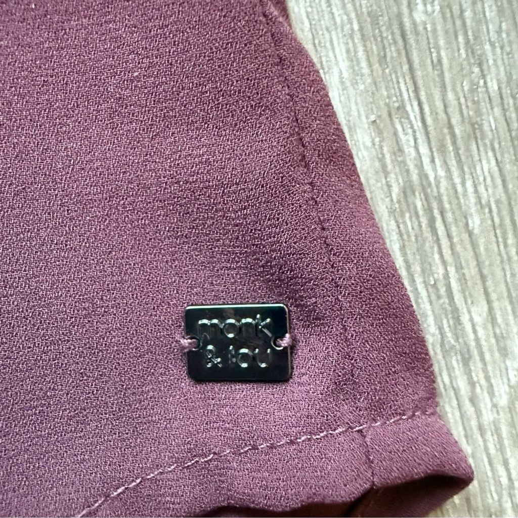 The Unbranded Brand Elegant Mauve Monk and Lou Mini Dress Size XS / US 0-2 / IT 36-38 - 5 Thumbnail