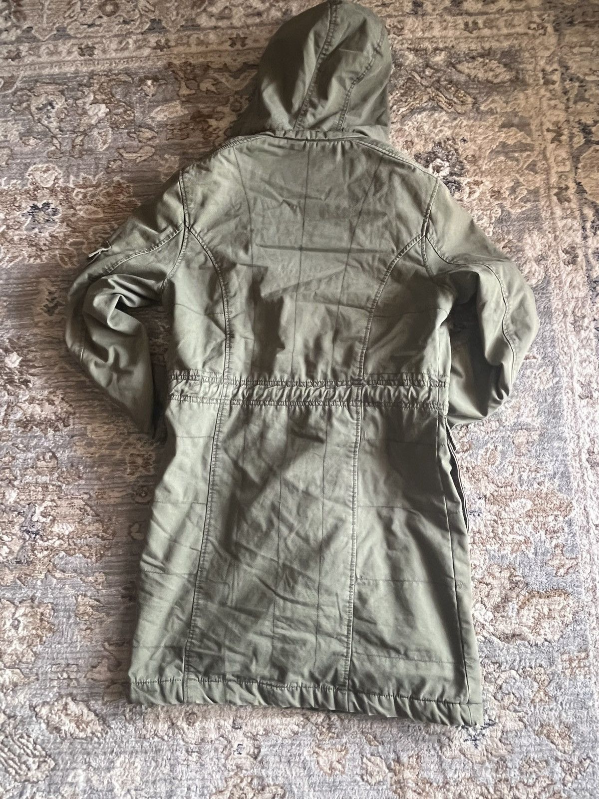 Vintage PACIFIC SILVER Y2K STONE WASH COTTON UTILITY PARKA S-M Size S / US 4 / IT 40 - 8 Thumbnail