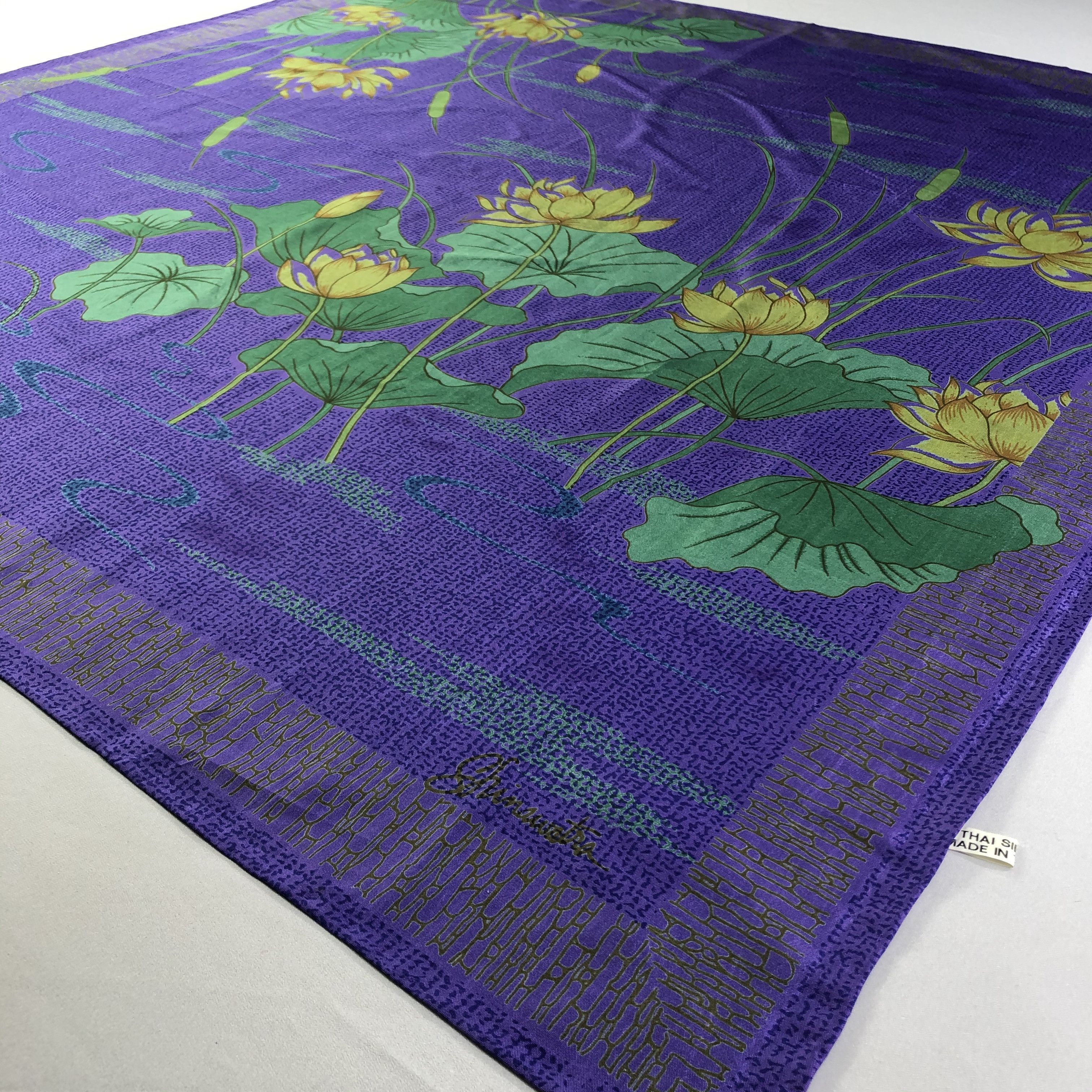 Vintage Vintage Silk Scarf Size ONE SIZE - 3 Thumbnail