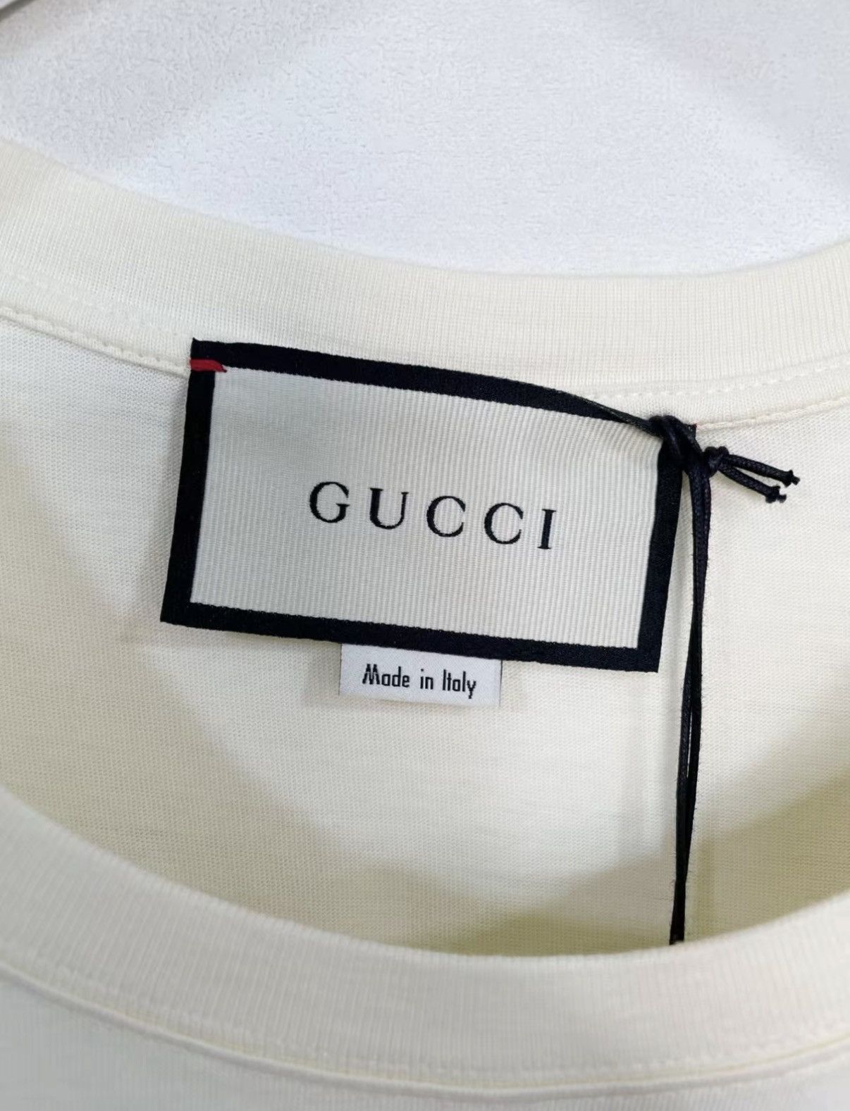 Gucci GUCCI 100% Cotton Short Sleeve T-shirt J30 Size US S / EU 44-46 / 1 - 3 Thumbnail