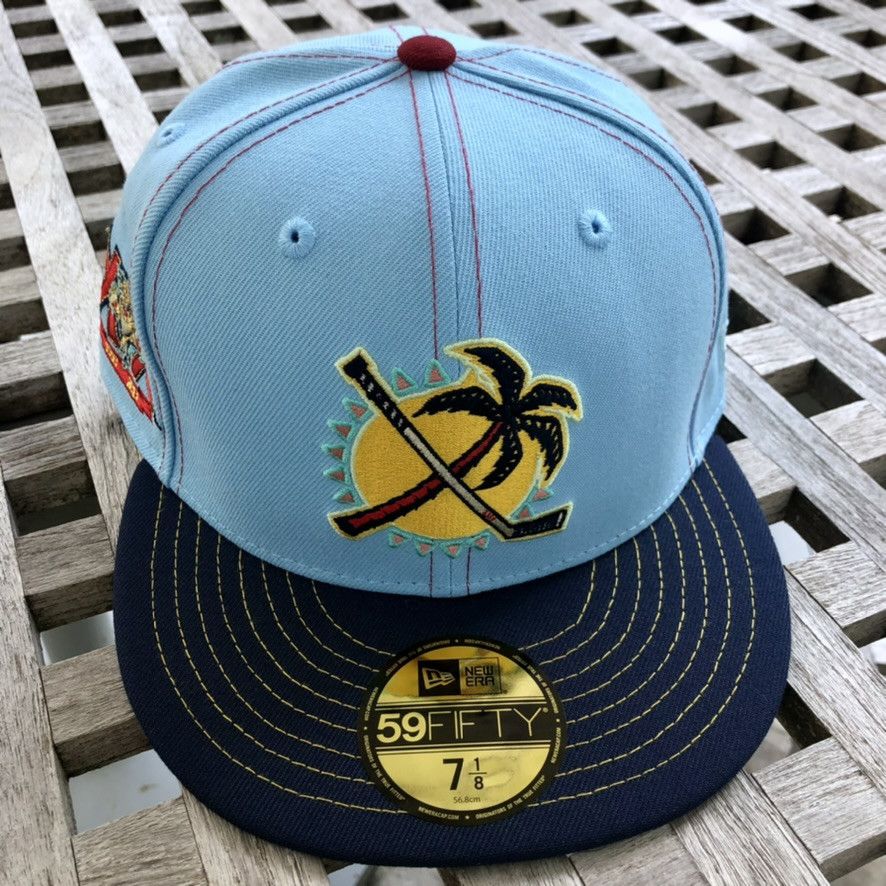 New Era Florida Panthers Reverse Retro Patch NHL MyFitteds Hat 7 1/8 Size ONE SIZE - 2 Thumbnail