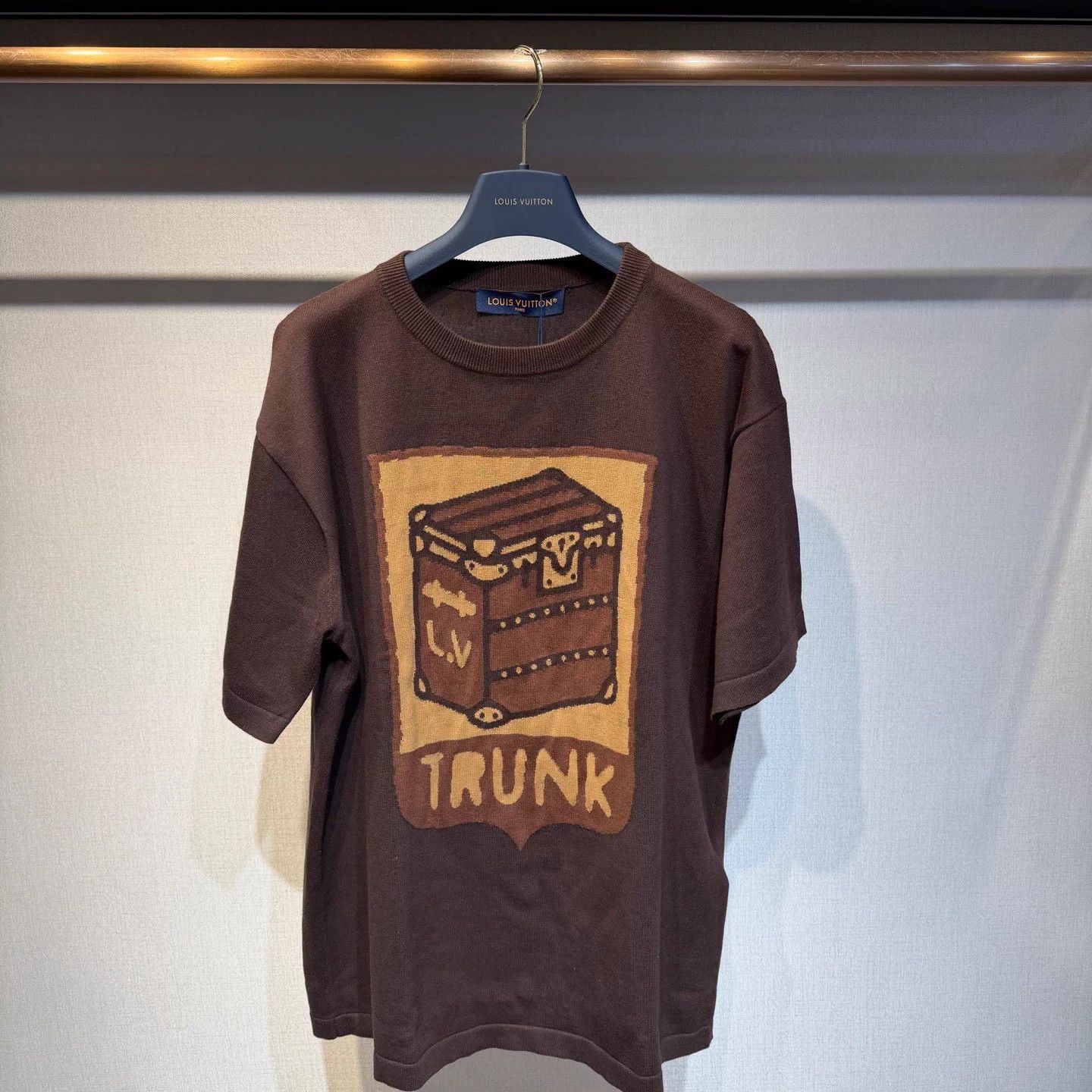 Louis Vuitton Lv x Pharrell Williams Knit Brown Short-Sleeve M Size US M / EU 48-50 / 2 - 1 Thumbnail