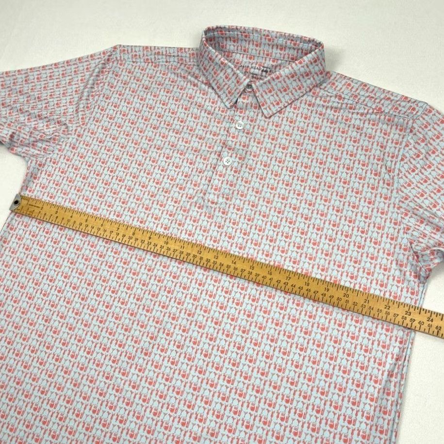 Vintage Bald Head Blues Polo Shirt Mens L Blue Martini Cocktail Alcohol Print Golf Prep Shirt Mens L Blue Martini Cocktail Alcohol Print Polo Size US L / EU 52-54 / 3 - 5 Thumbnail