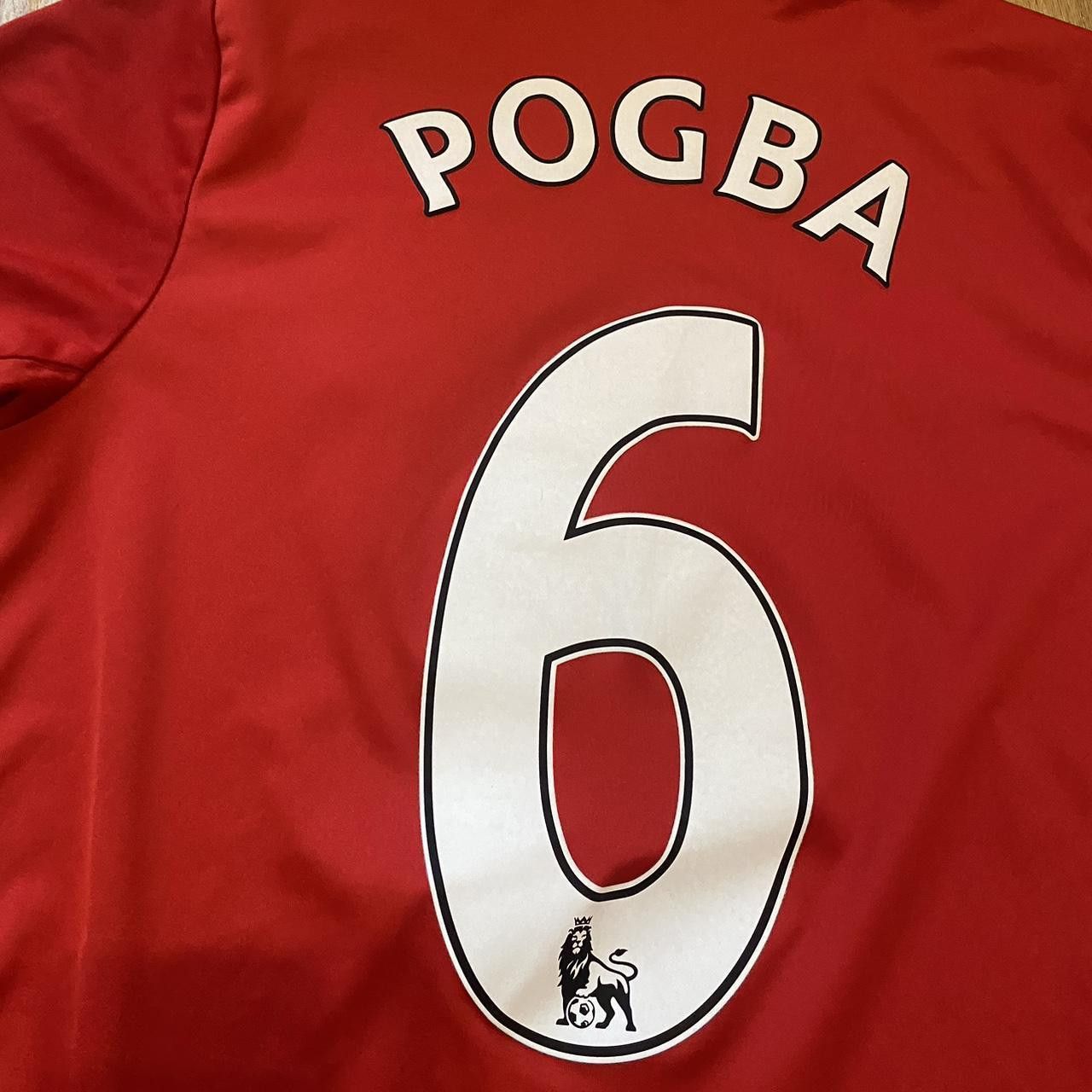 Adidas 2016-17 *6 Pogba Manchester United Home Adidas Football Size US M / EU 48-50 / 2 - 3 Thumbnail